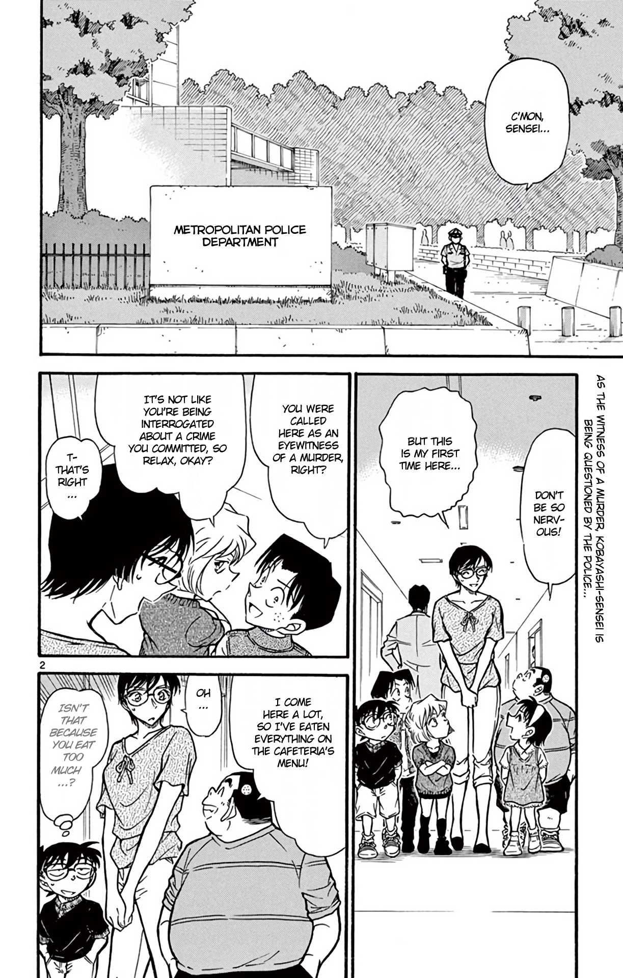 Detective Conan Chapter 706 page 3 - Chapter 706: Kobayashi-sensei's Misunderstanding