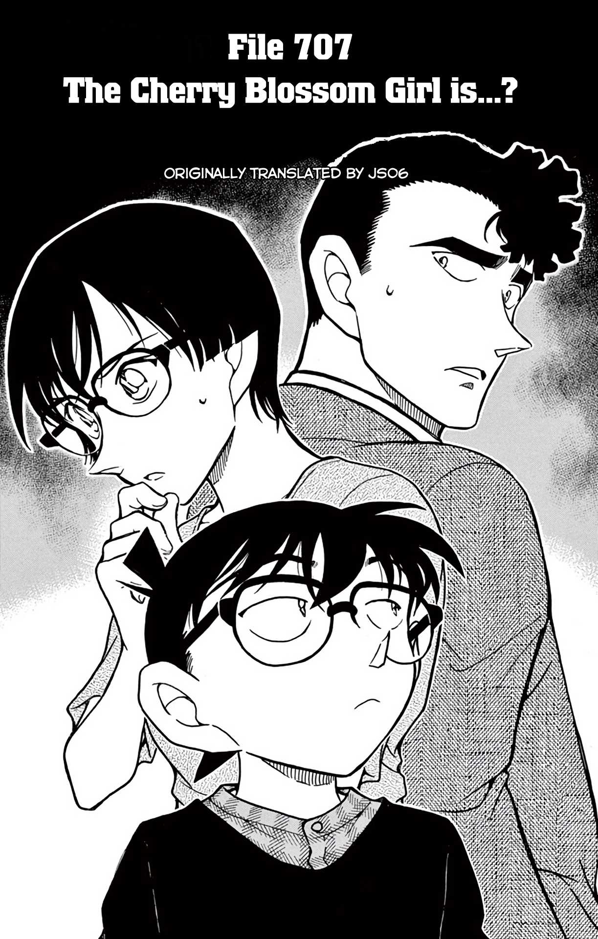 Detective Conan Chapter 707 page 2 - Chapter 707: The Cherry Blossom Girl is...?