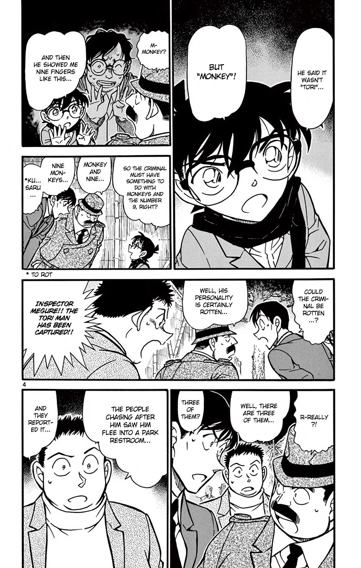 Detective Conan Chapter 717 page 5 - Chapter 717: Monkey & 9