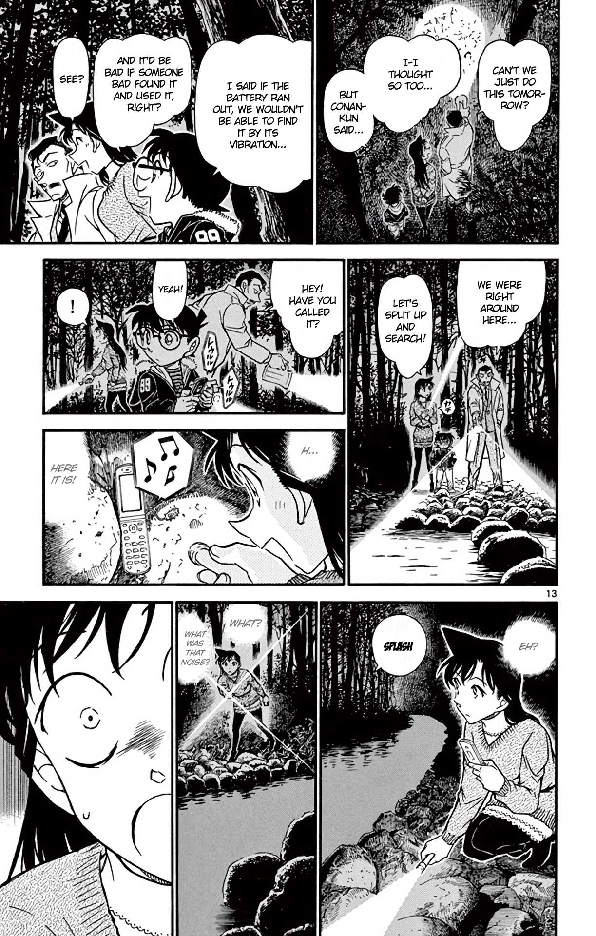 Detective Conan Chapter 719 page 14 - Chapter 719: Request from the Bottom of a Lake