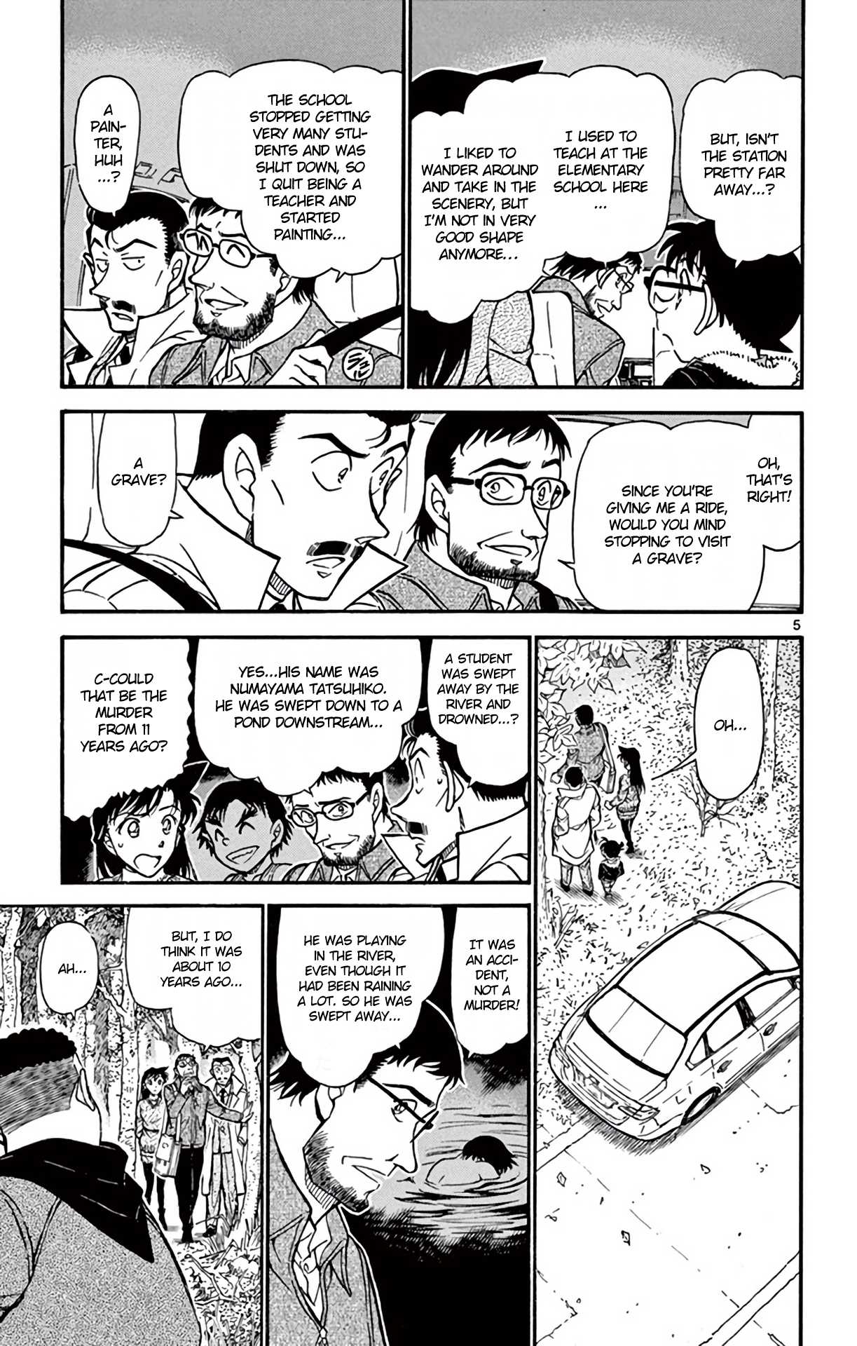 Detective Conan Chapter 719 page 6 - Chapter 719: Request from the Bottom of a Lake