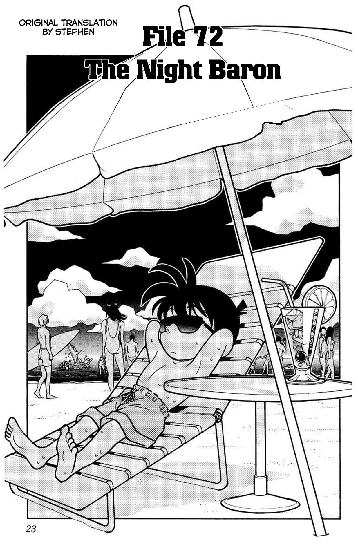 Detective Conan Chapter 72 page 2 - Chapter 72: The Night Baron
