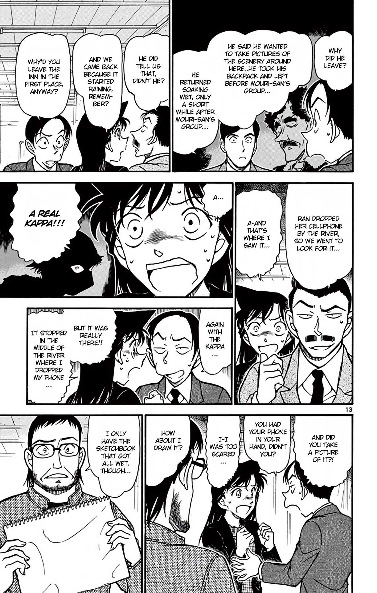 Detective Conan Chapter 720 page 14 - Chapter 720: The Kappa's Curse