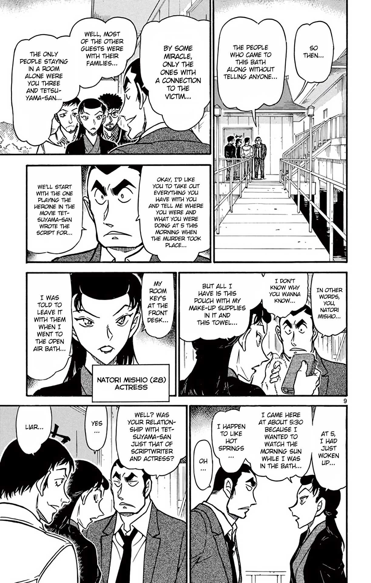 Detective Conan Chapter 723 page 10 - Chapter 723: The Lake-top Locked Room
