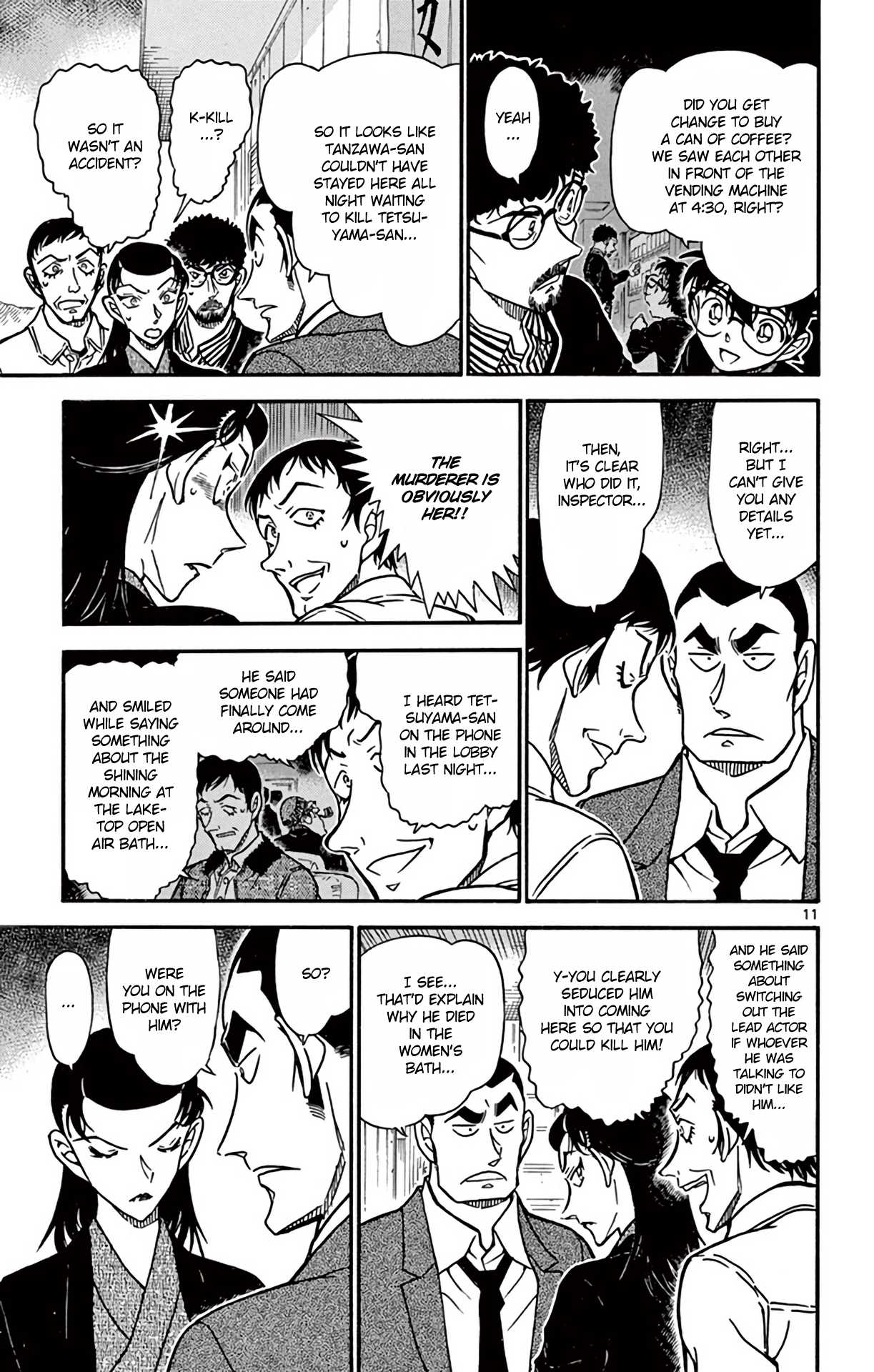 Detective Conan Chapter 723 page 12 - Chapter 723: The Lake-top Locked Room