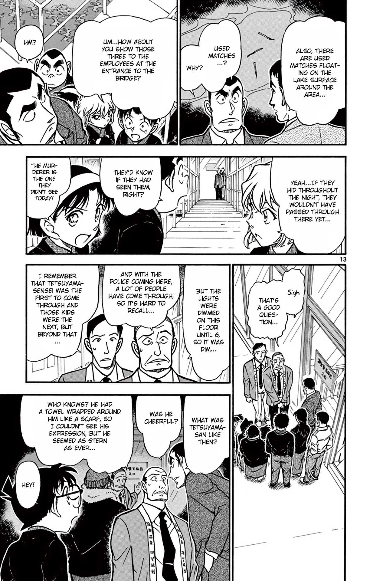 Detective Conan Chapter 723 page 14 - Chapter 723: The Lake-top Locked Room