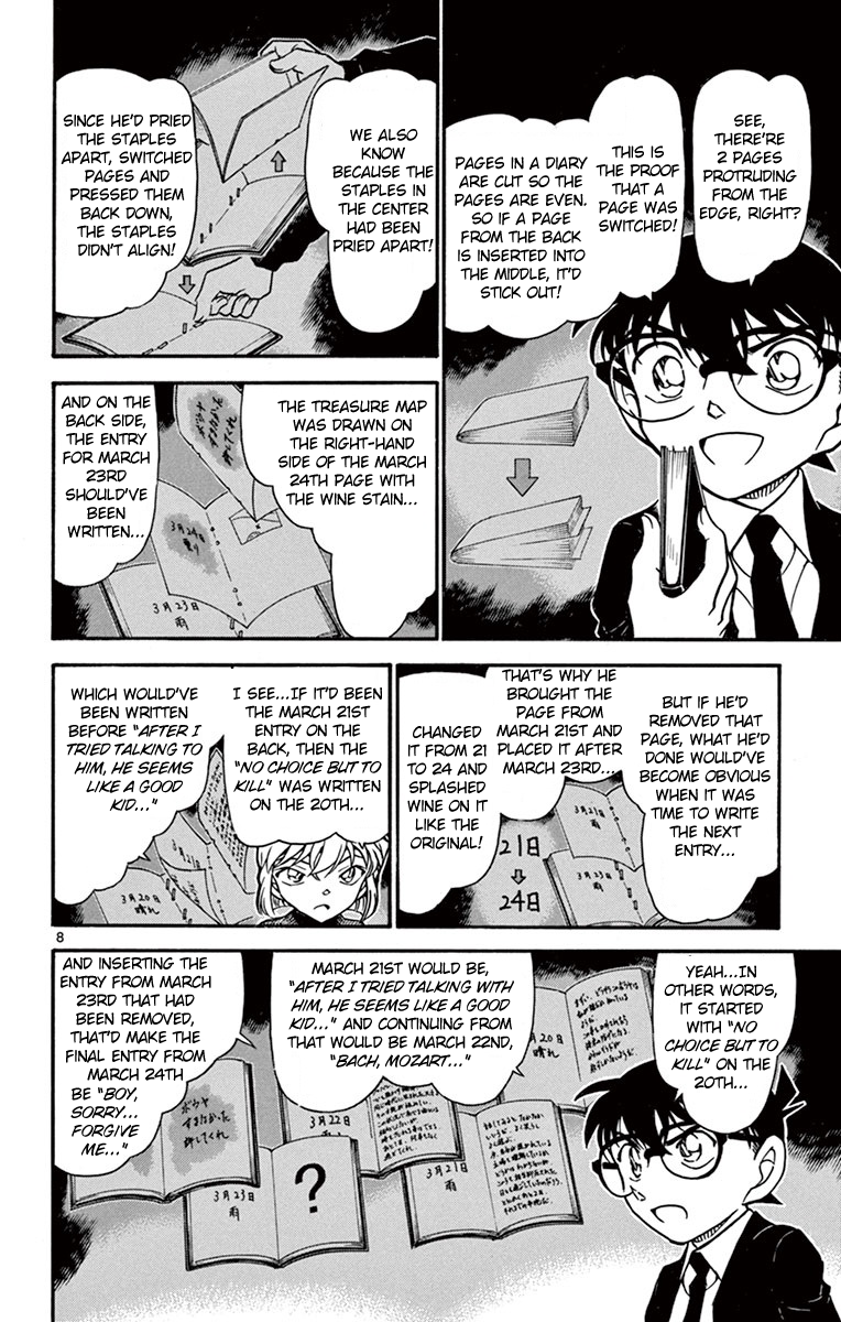 Detective Conan Chapter 730 page 9 - Chapter 730: The Secret of the Diary