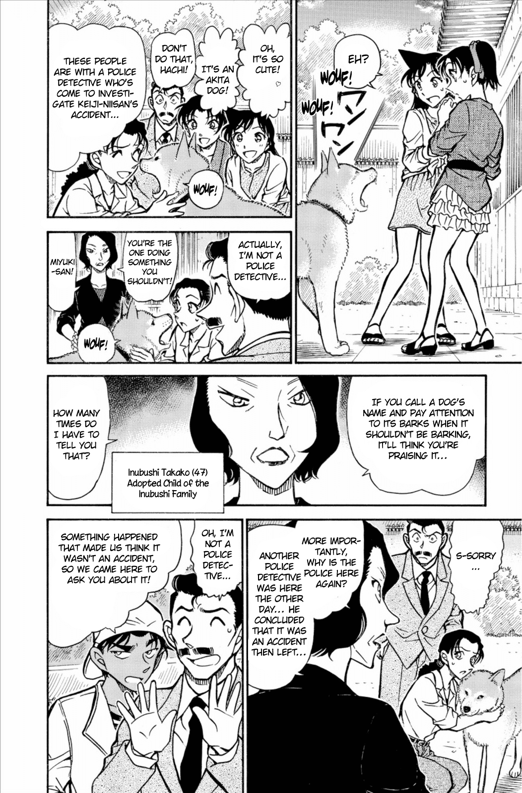 Detective Conan Chapter 736 page 9 - Chapter 736: The Inubushi Family