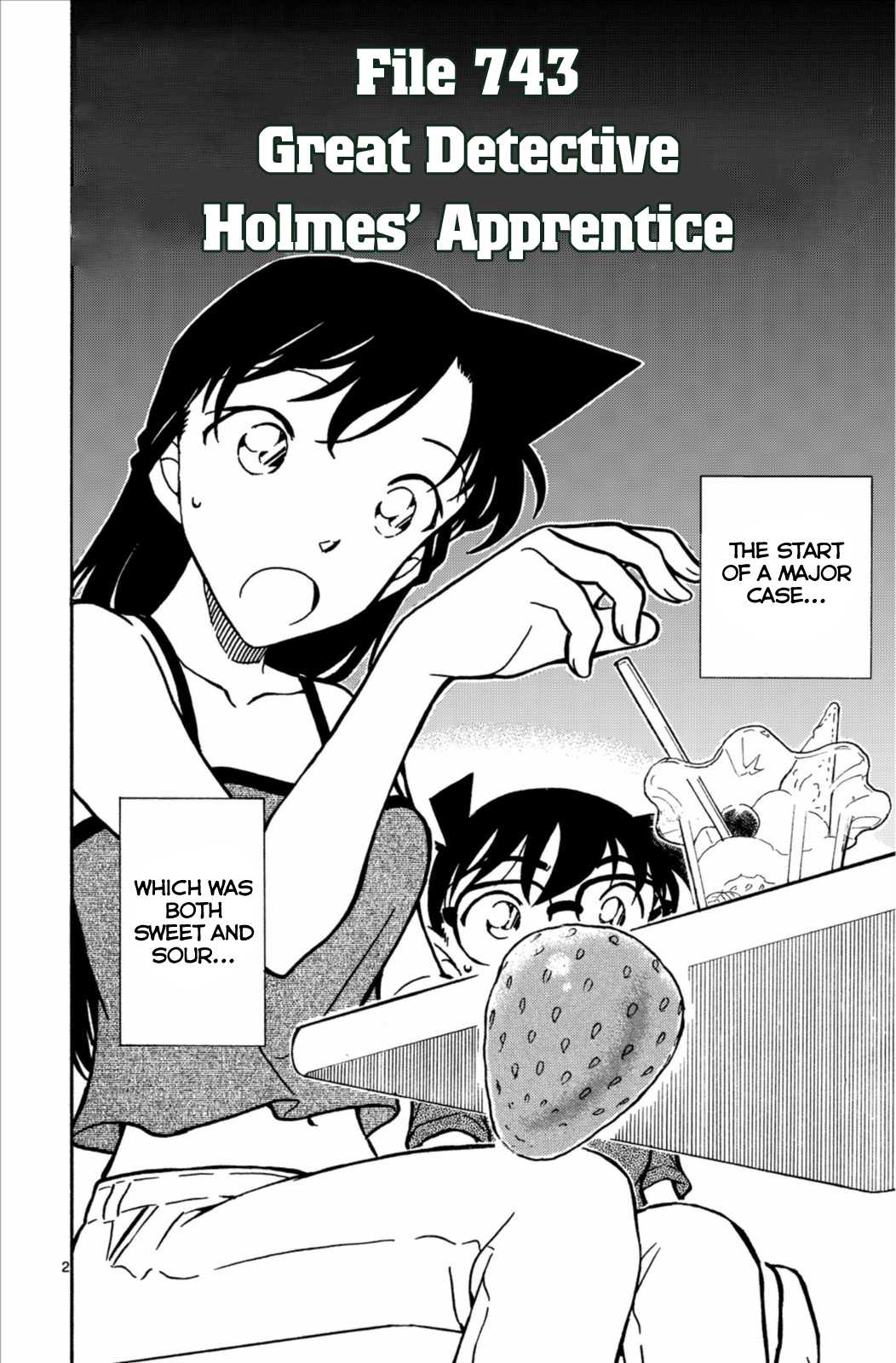 Detective Conan Chapter 743 page 3 - Chapter 743: Great Detective Holmes' Apprentice