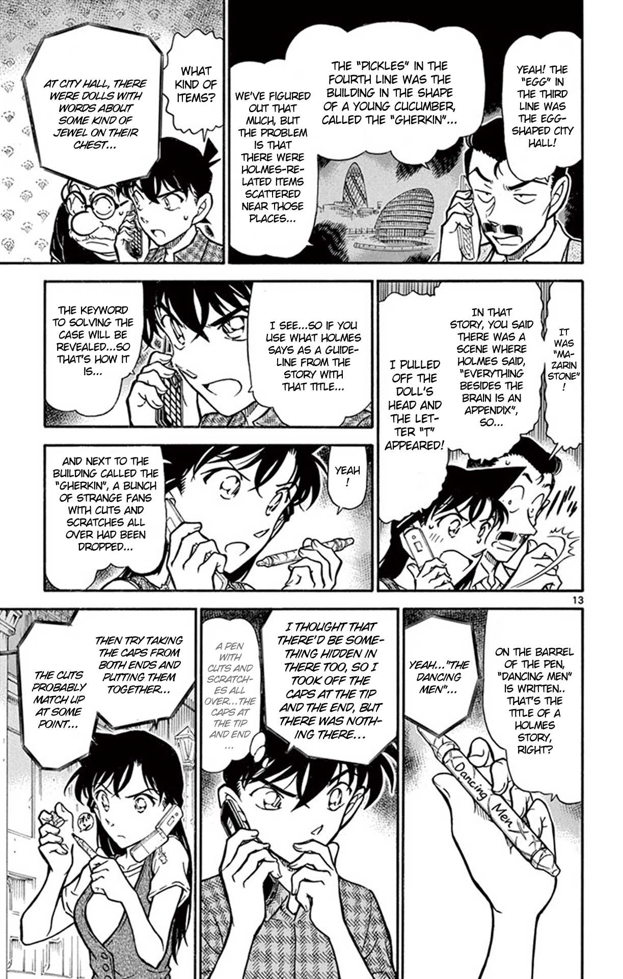 Detective Conan Chapter 746 page 14 - Chapter 746: Ask Holmes