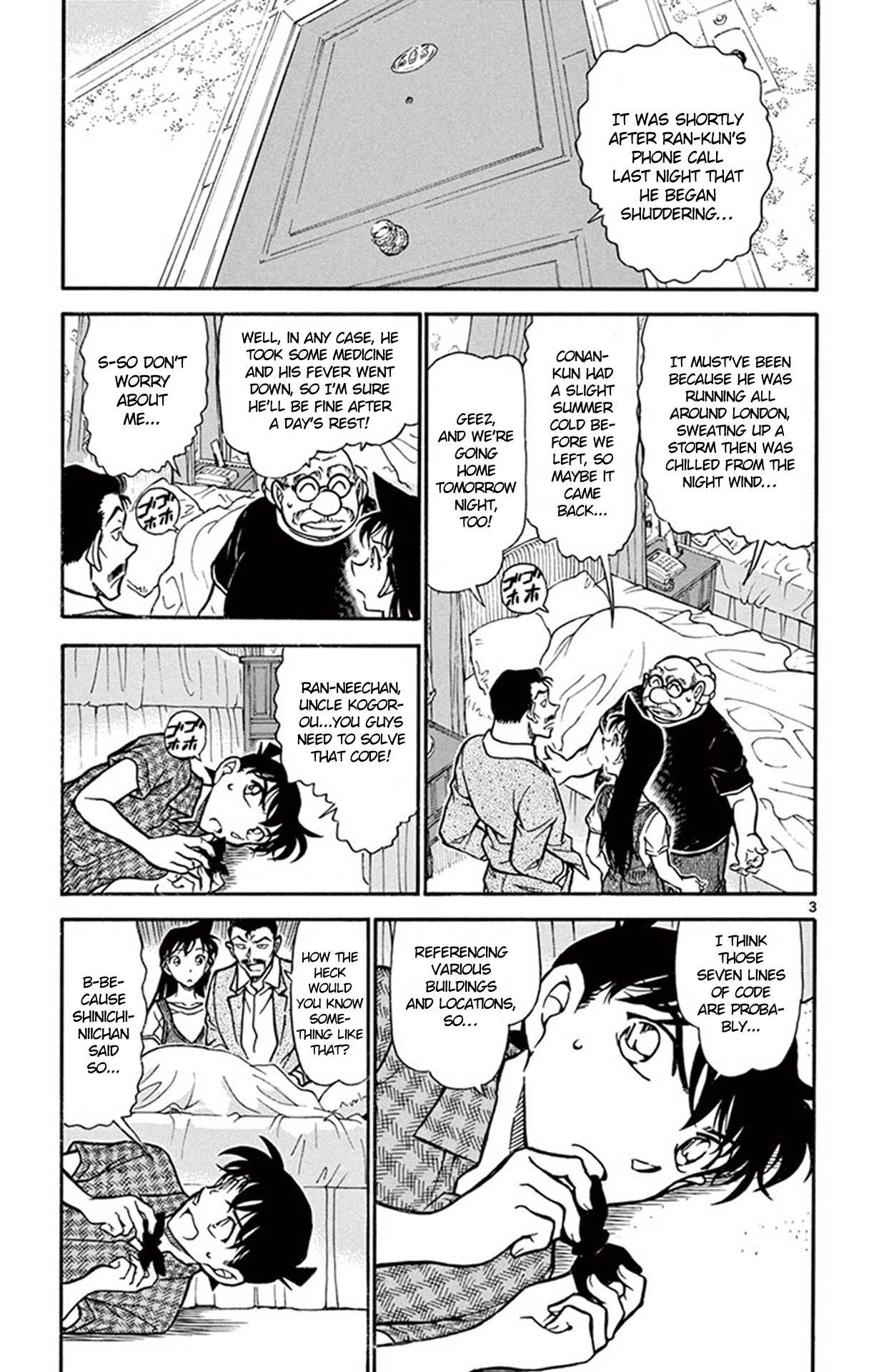 Detective Conan Chapter 746 page 4 - Chapter 746: Ask Holmes
