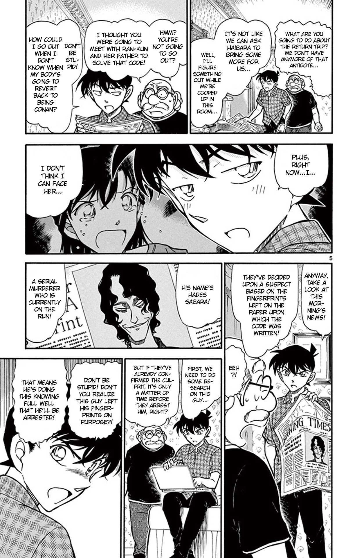 Detective Conan Chapter 746 page 6 - Chapter 746: Ask Holmes