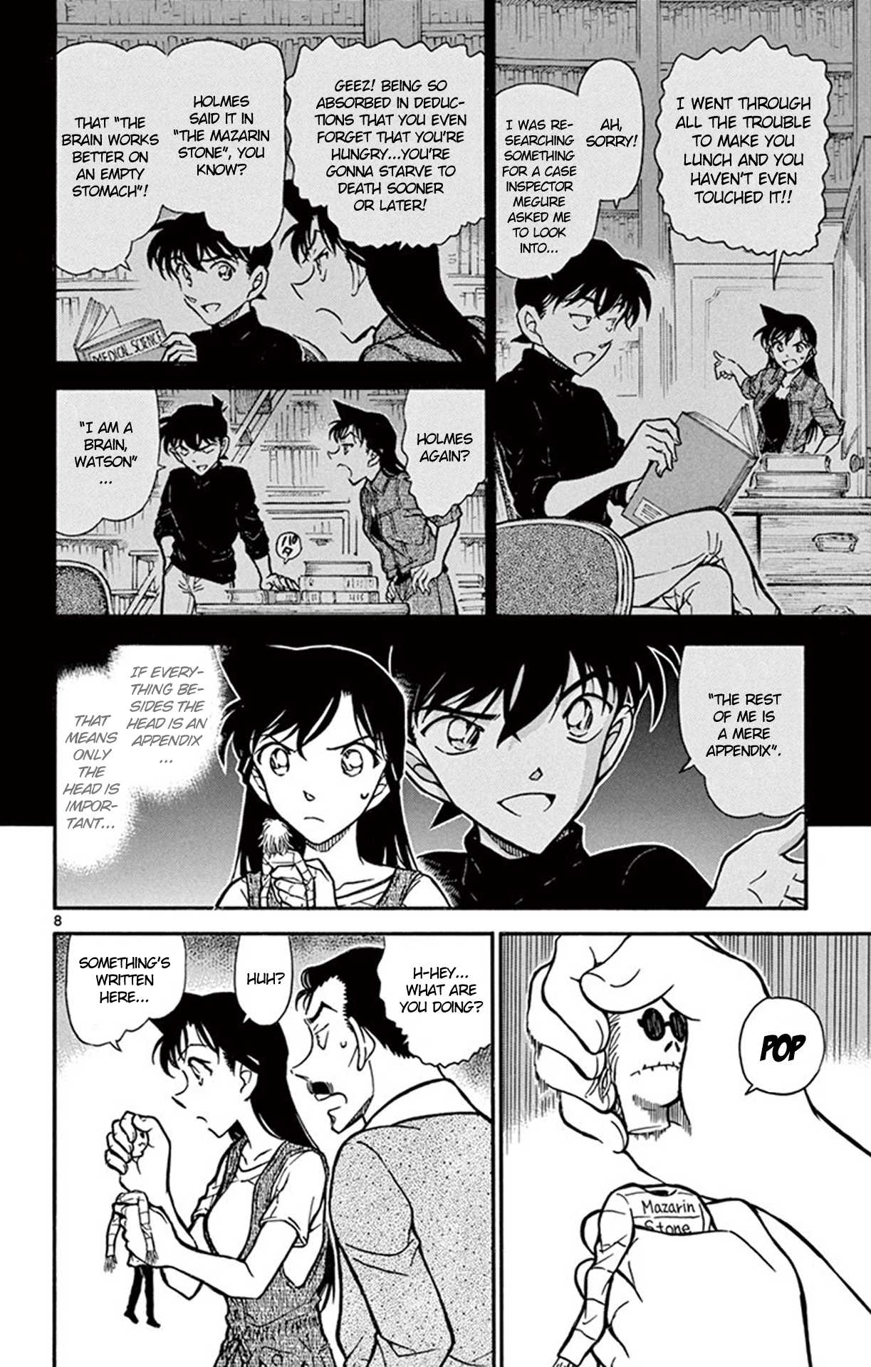 Detective Conan Chapter 746 page 9 - Chapter 746: Ask Holmes