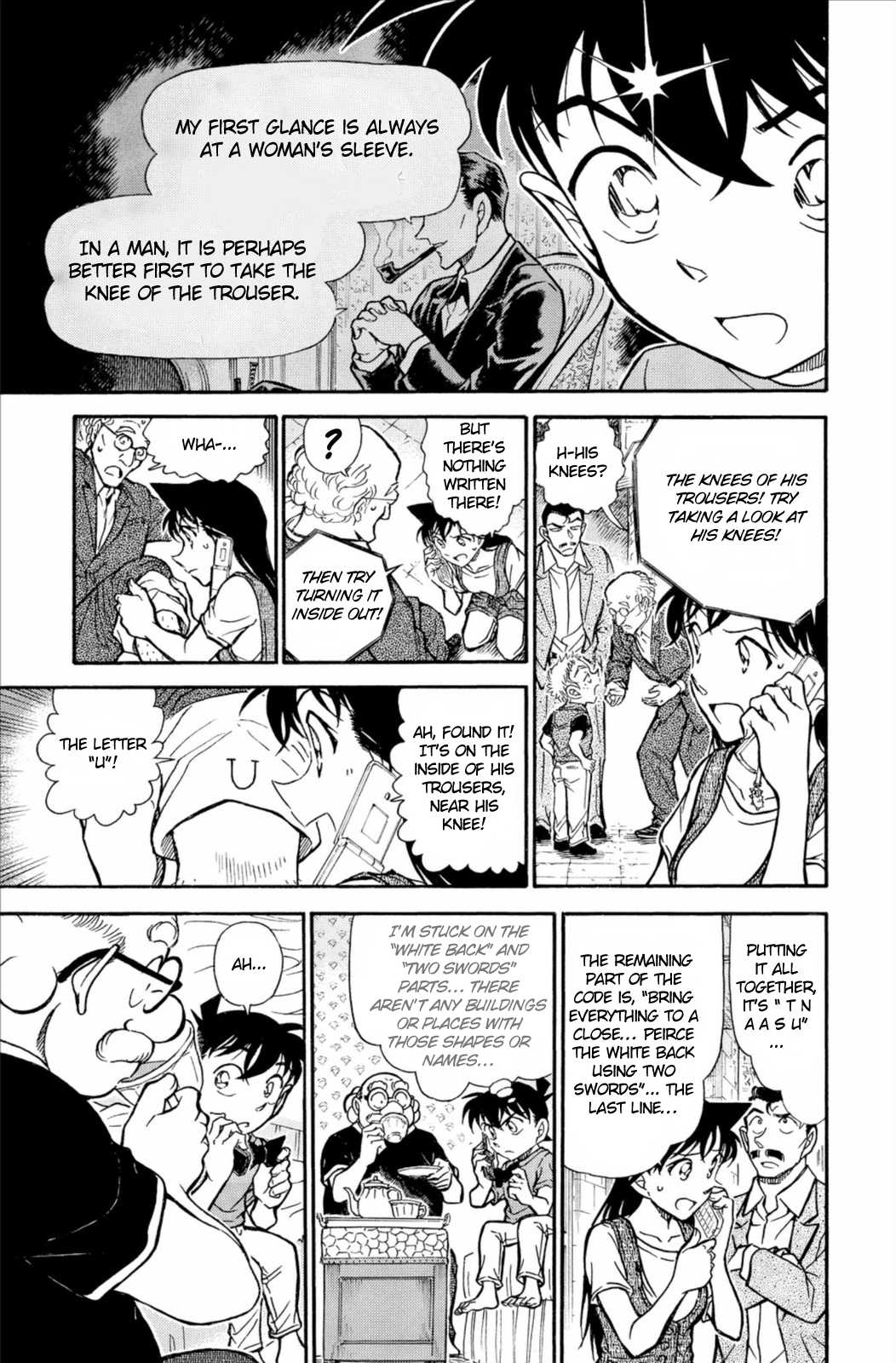 Detective Conan Chapter 747 page 12 - Chapter 747: The Holmes Code