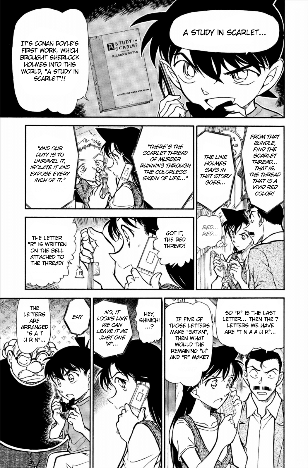 Detective Conan Chapter 747 page 14 - Chapter 747: The Holmes Code