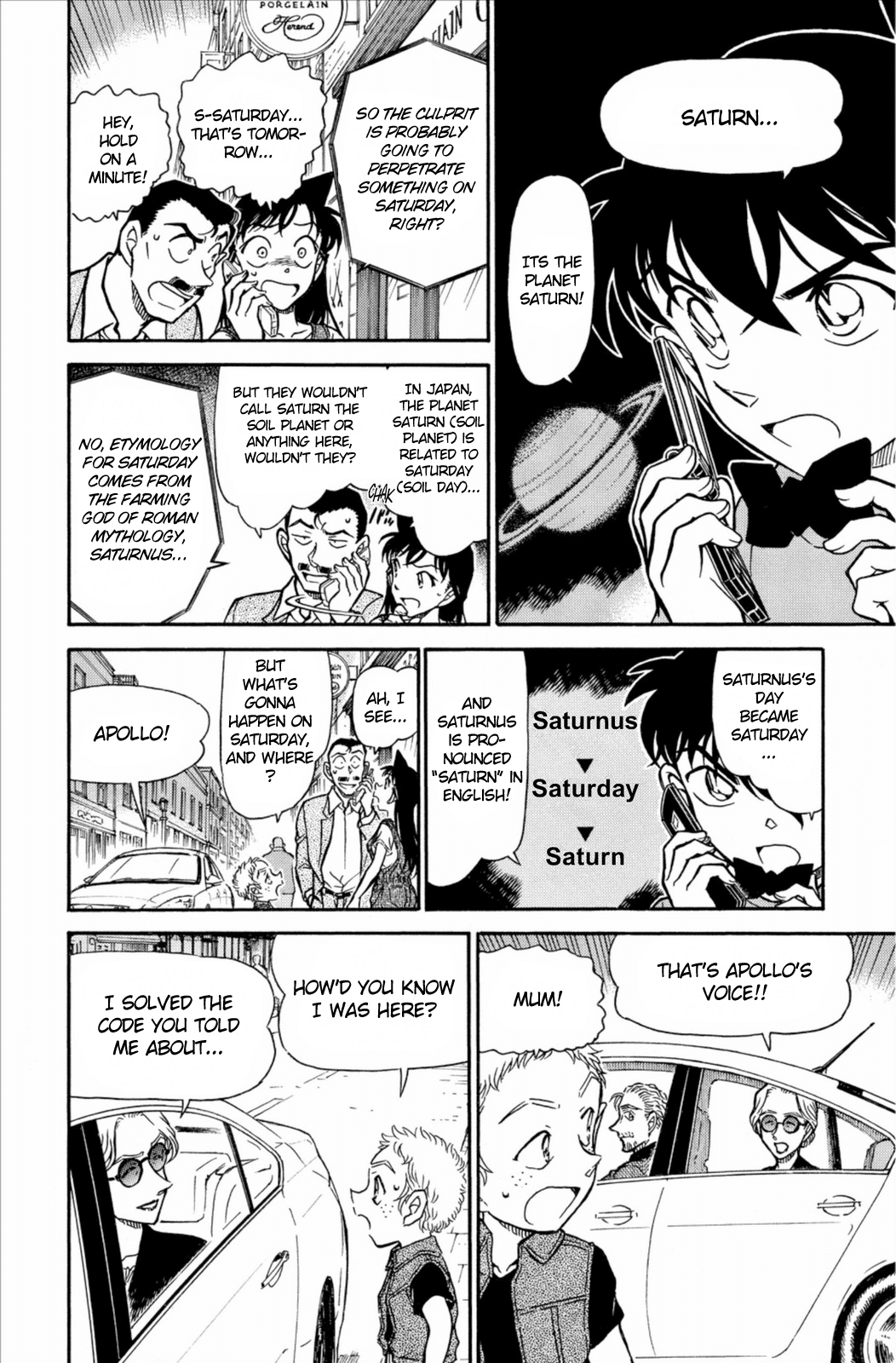 Detective Conan Chapter 747 page 15 - Chapter 747: The Holmes Code