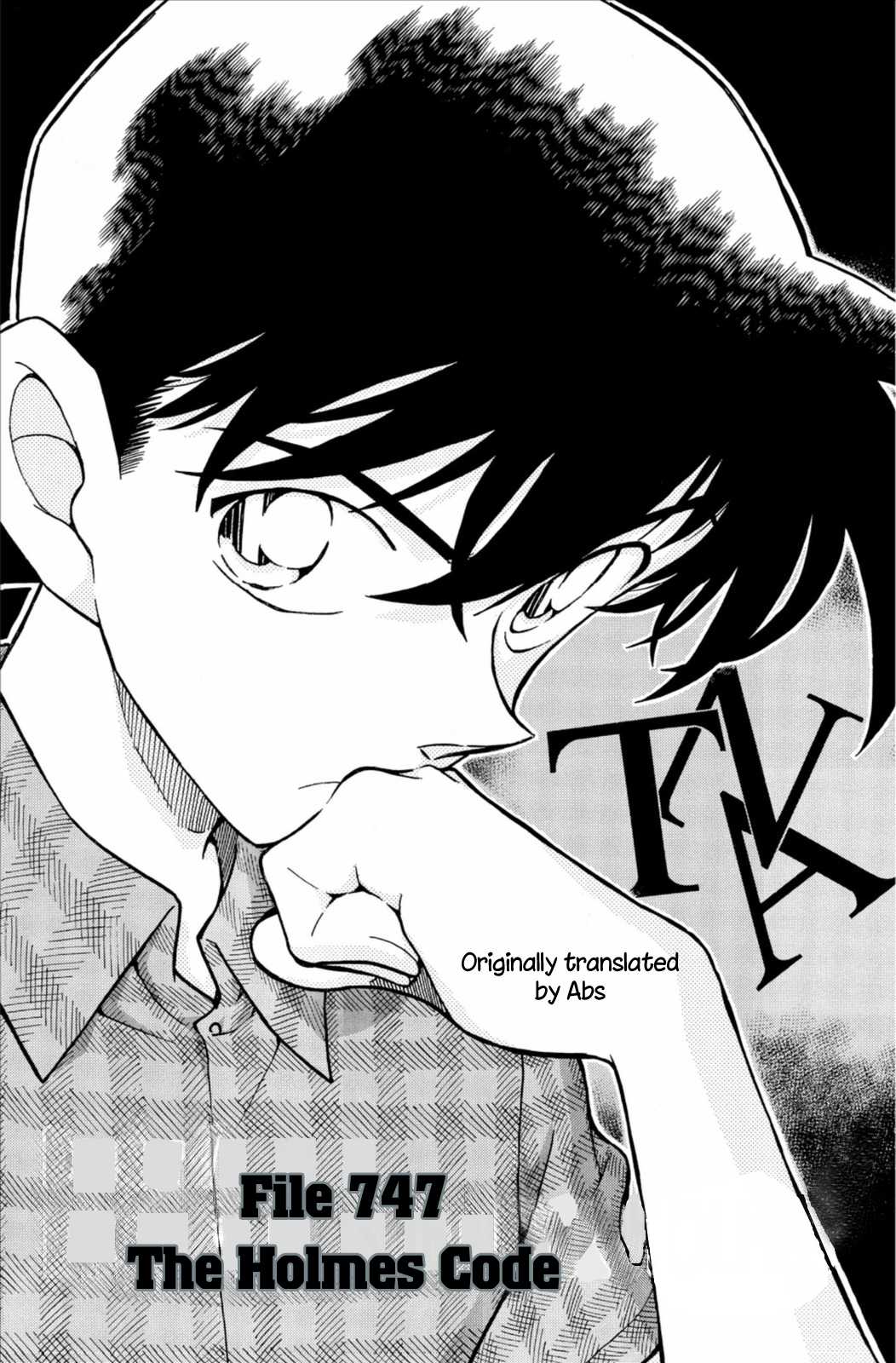 Detective Conan Chapter 747 page 2 - Chapter 747: The Holmes Code