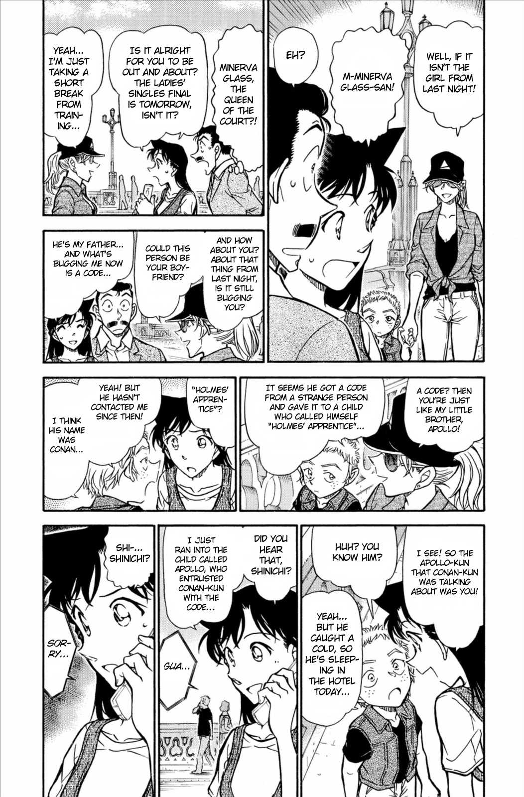 Detective Conan Chapter 747 page 4 - Chapter 747: The Holmes Code