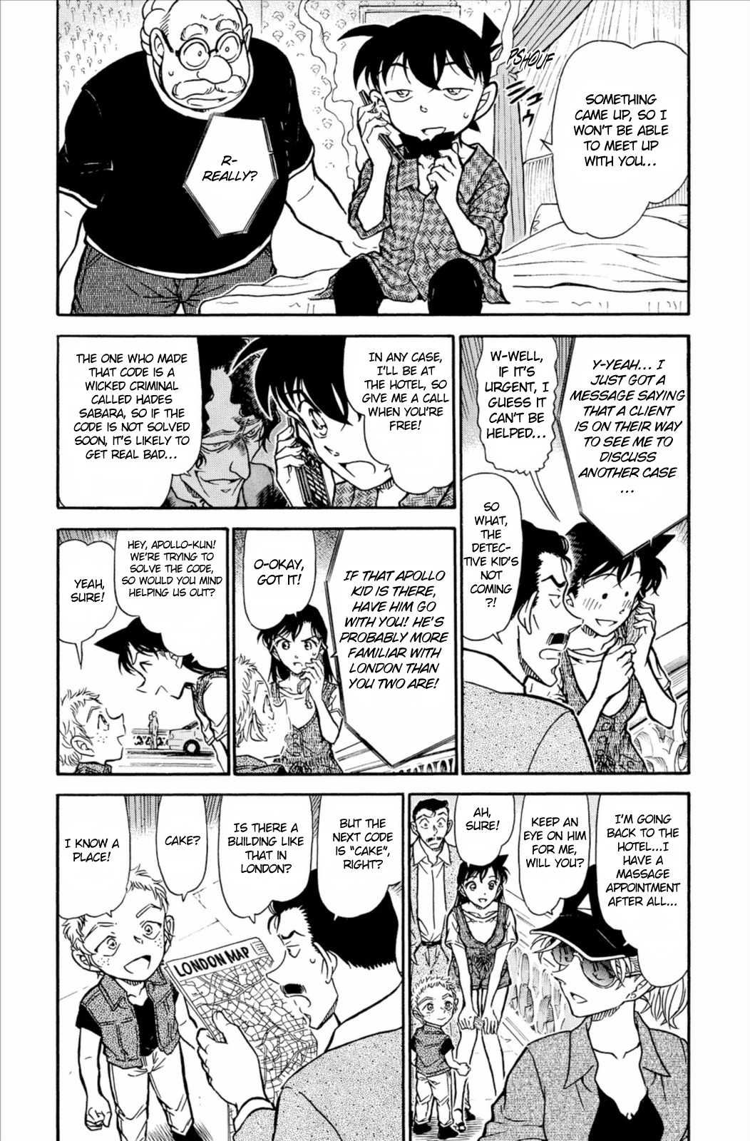 Detective Conan Chapter 747 page 5 - Chapter 747: The Holmes Code