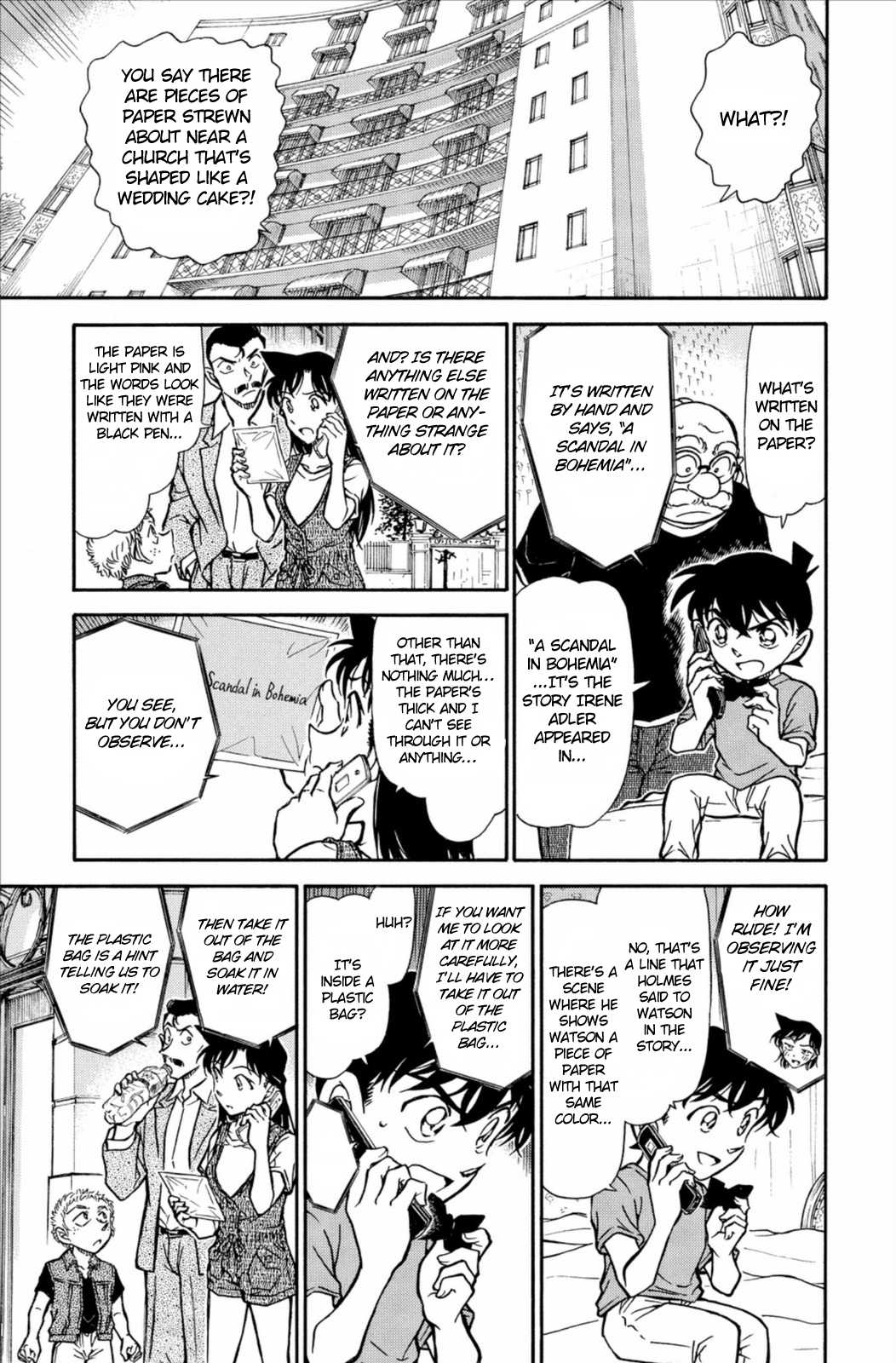 Detective Conan Chapter 747 page 8 - Chapter 747: The Holmes Code