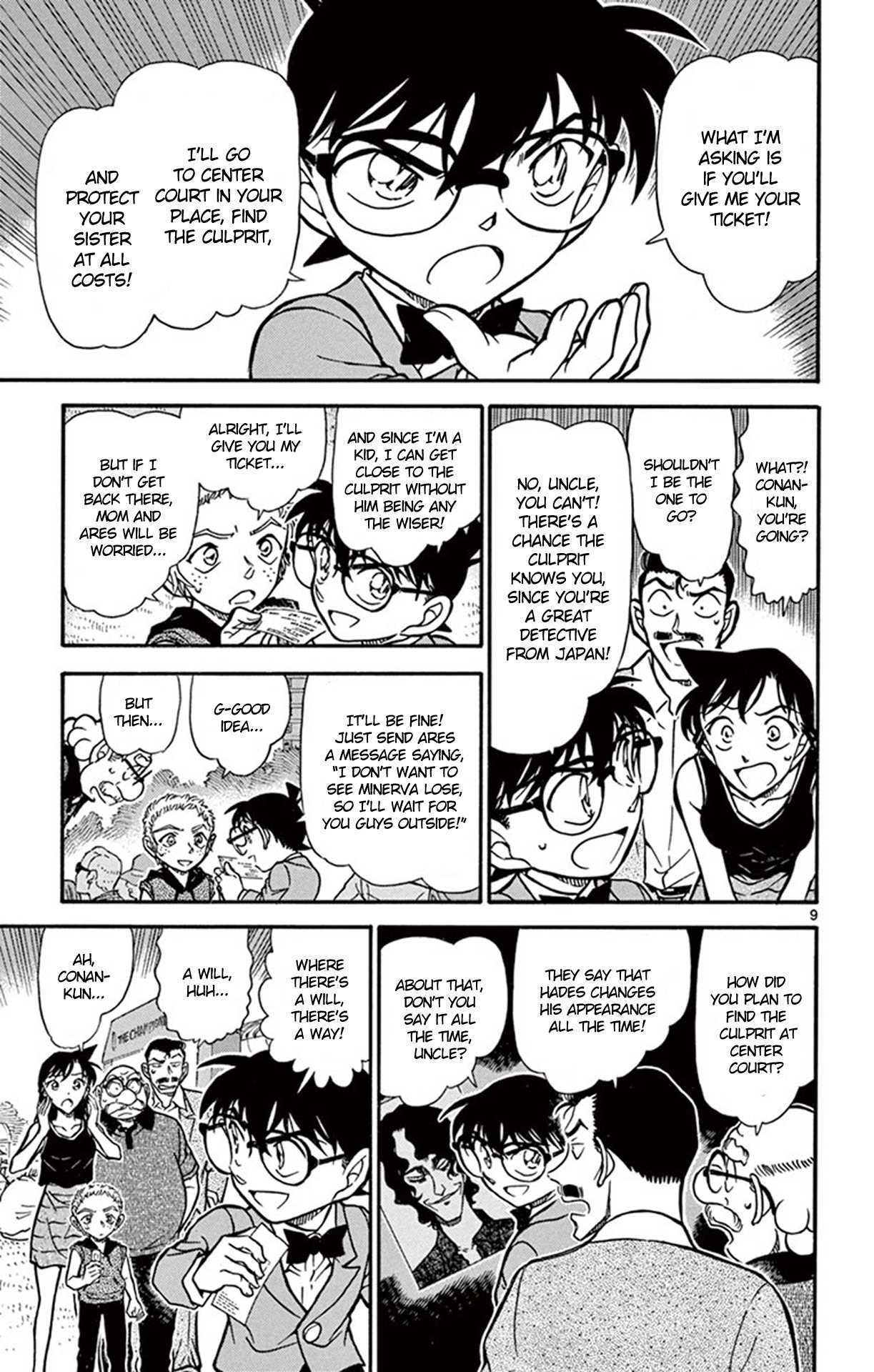 Detective Conan Chapter 749 page 10 - Chapter 749: A Message from the Queen