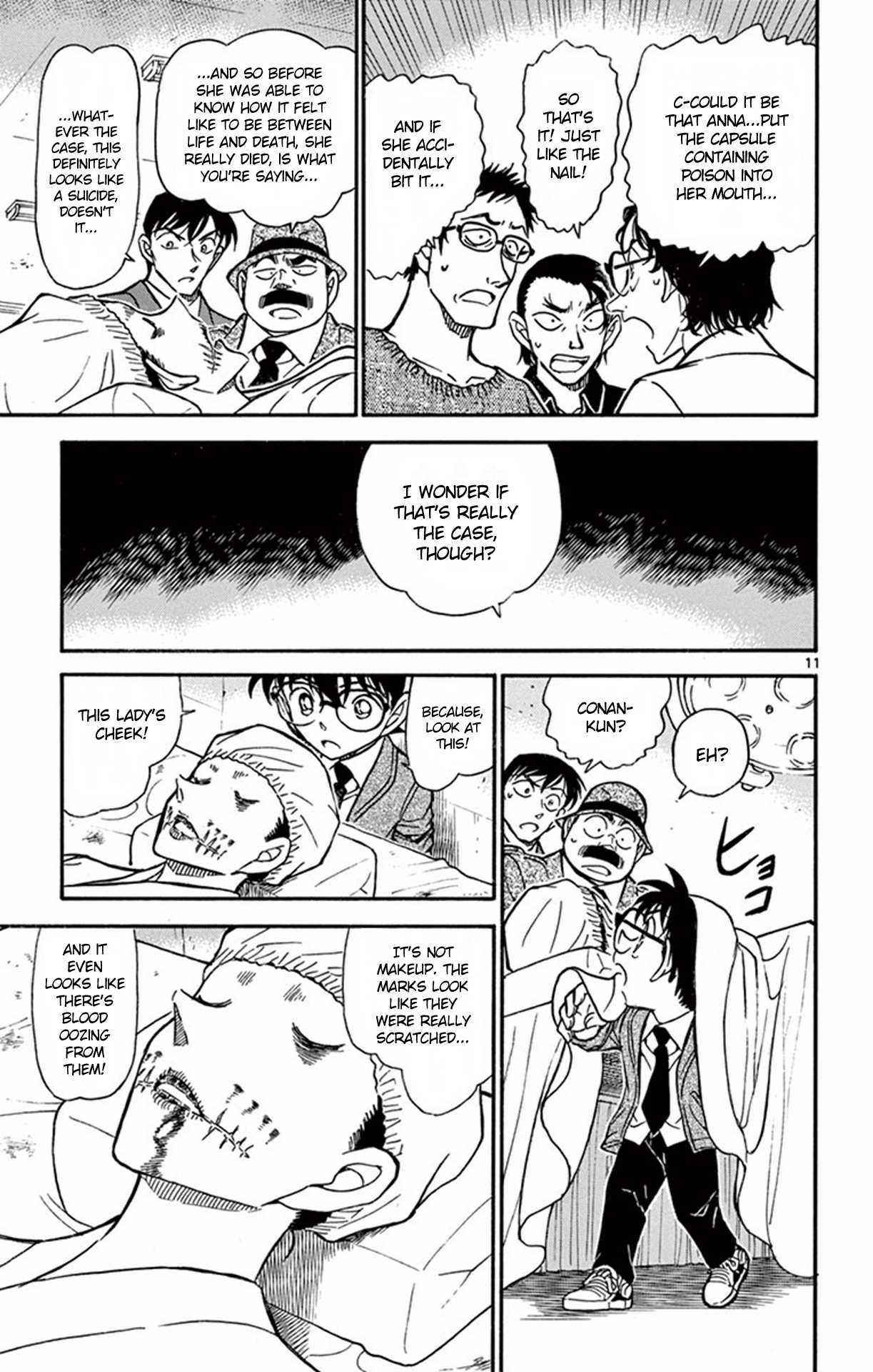 Detective Conan Chapter 757 page 12 - Chapter 757: The Moving Corpse
