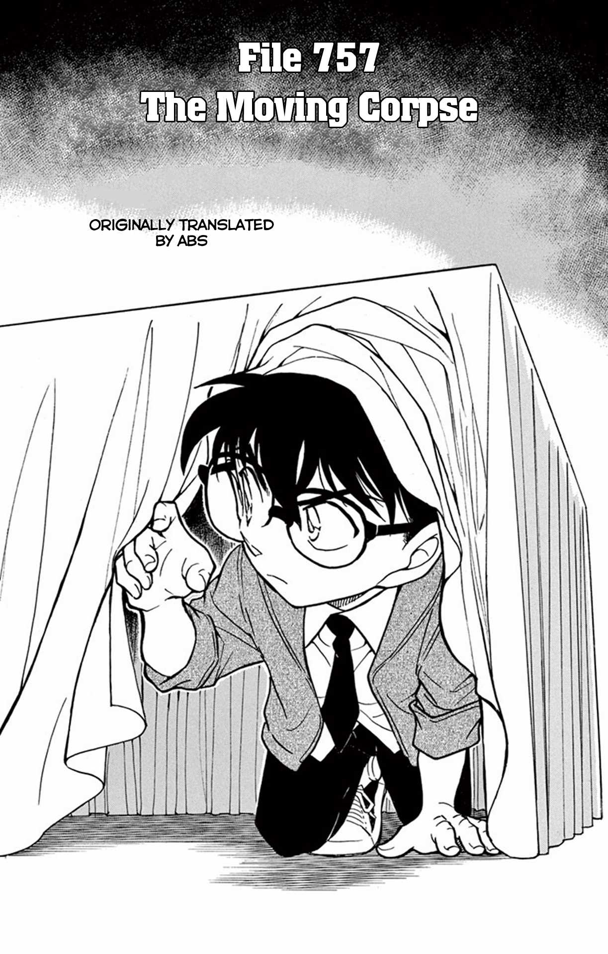 Detective Conan Chapter 757 page 2 - Chapter 757: The Moving Corpse