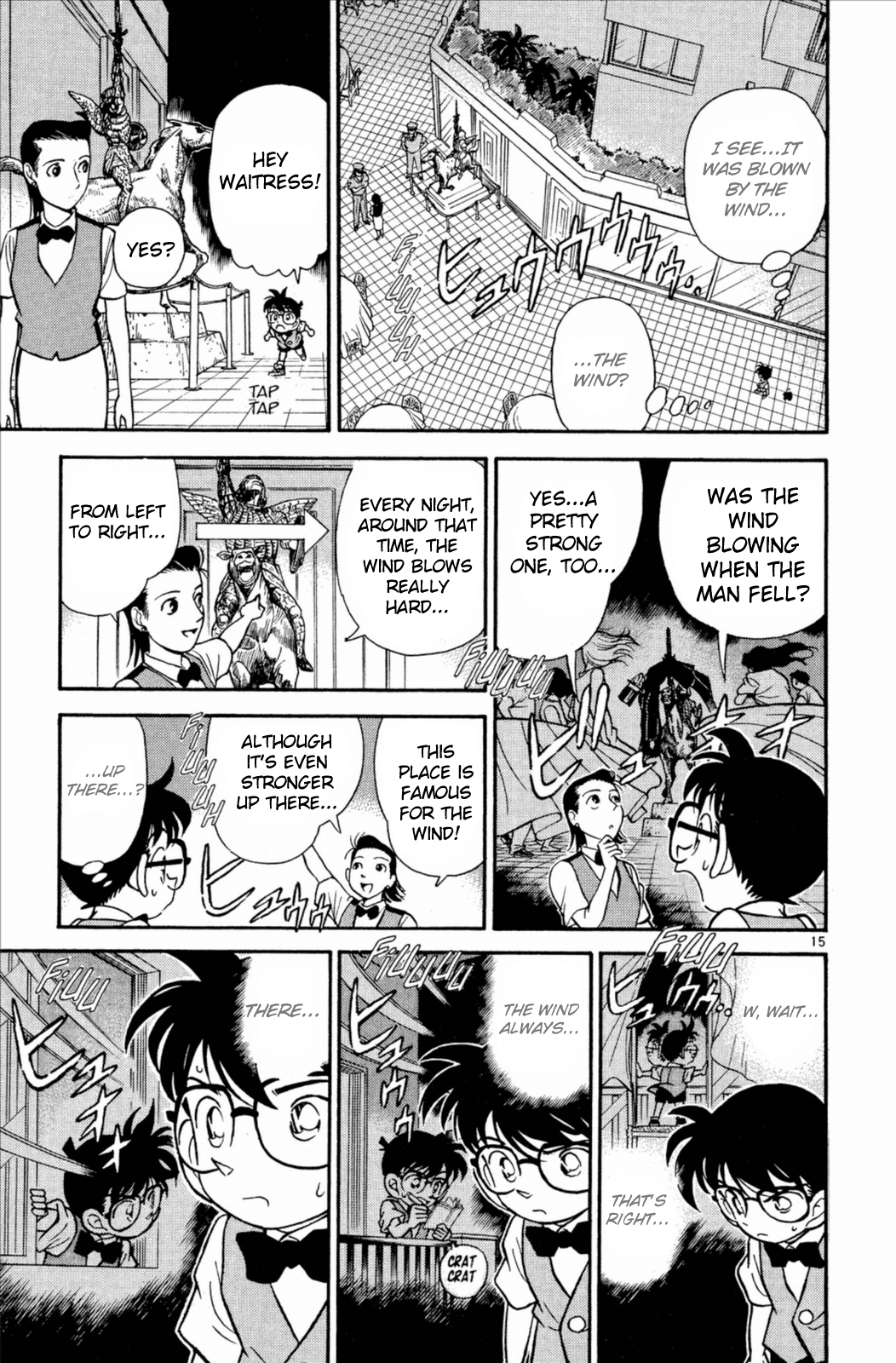 Detective Conan Chapter 76 page 16 - Chapter 76: The Wind's Trick