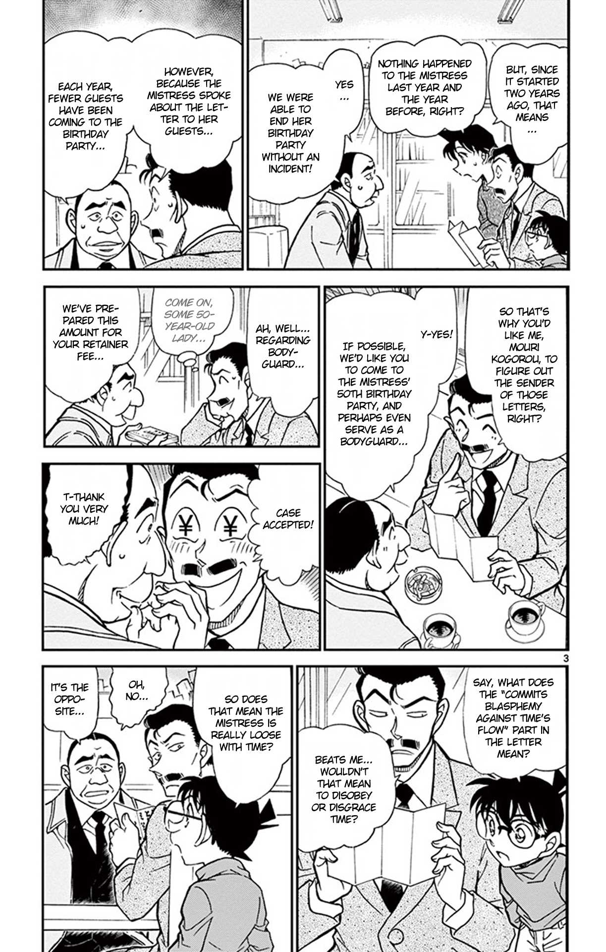 Detective Conan Chapter 762 page 4 - Chapter 762: Watchman of Time