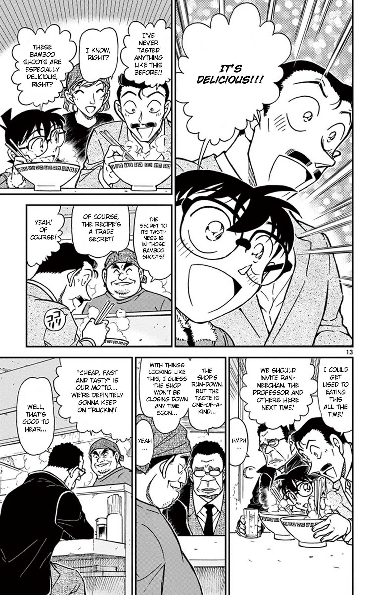 Detective Conan Chapter 765 page 14 - Chapter 765: Ramen So Good...It's to Die for