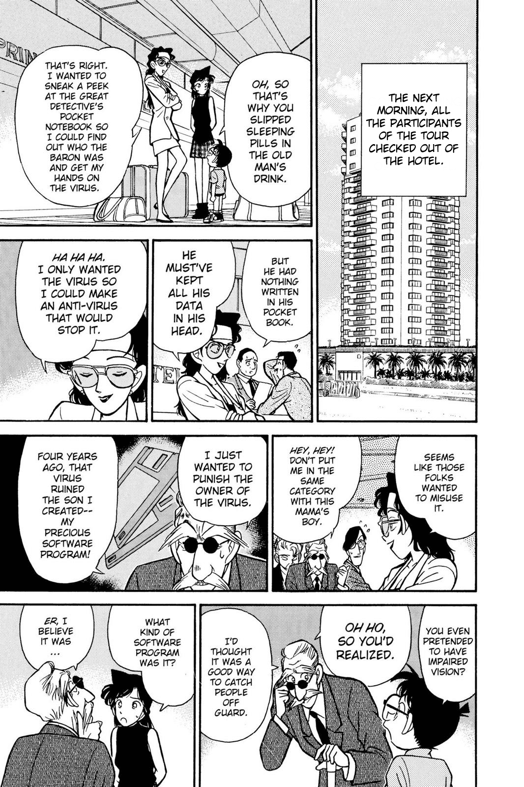 Detective Conan Chapter 77 page 18 - Chapter 77: Secret of the Landing Spot