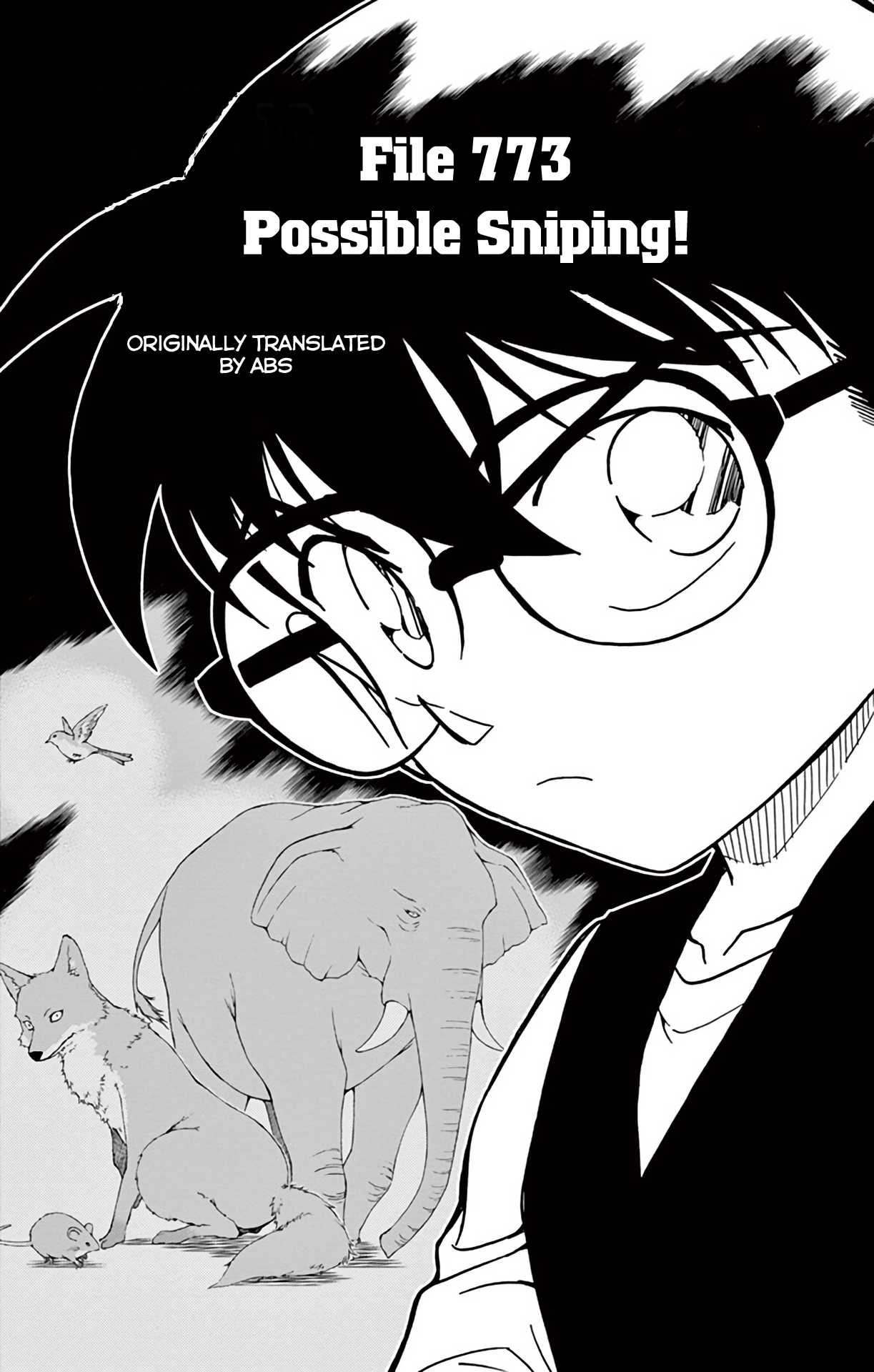 Detective Conan Chapter 773 page 2 - Chapter 773: Possible Sniping!