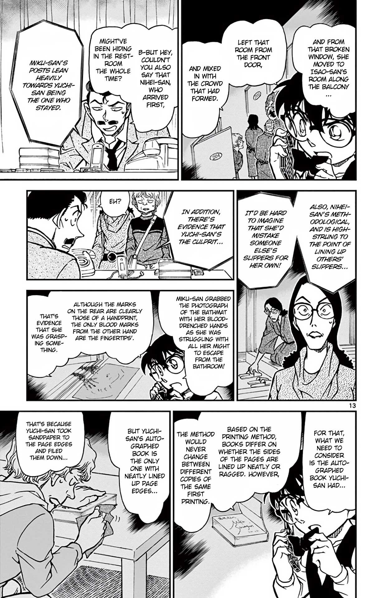 Detective Conan Chapter 774 page 14 - Chapter 774: The Book with the Unturned Pages