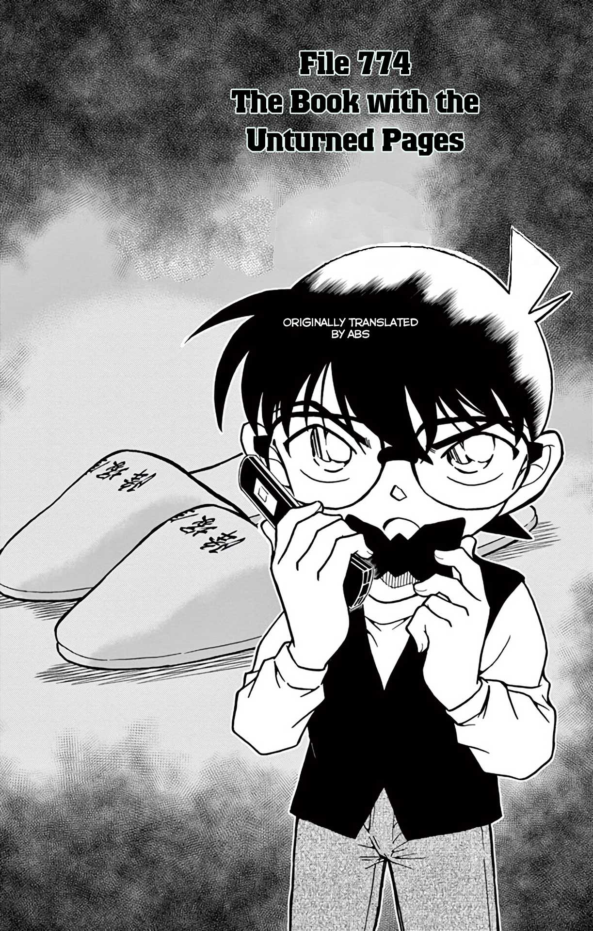 Detective Conan Chapter 774 page 2 - Chapter 774: The Book with the Unturned Pages