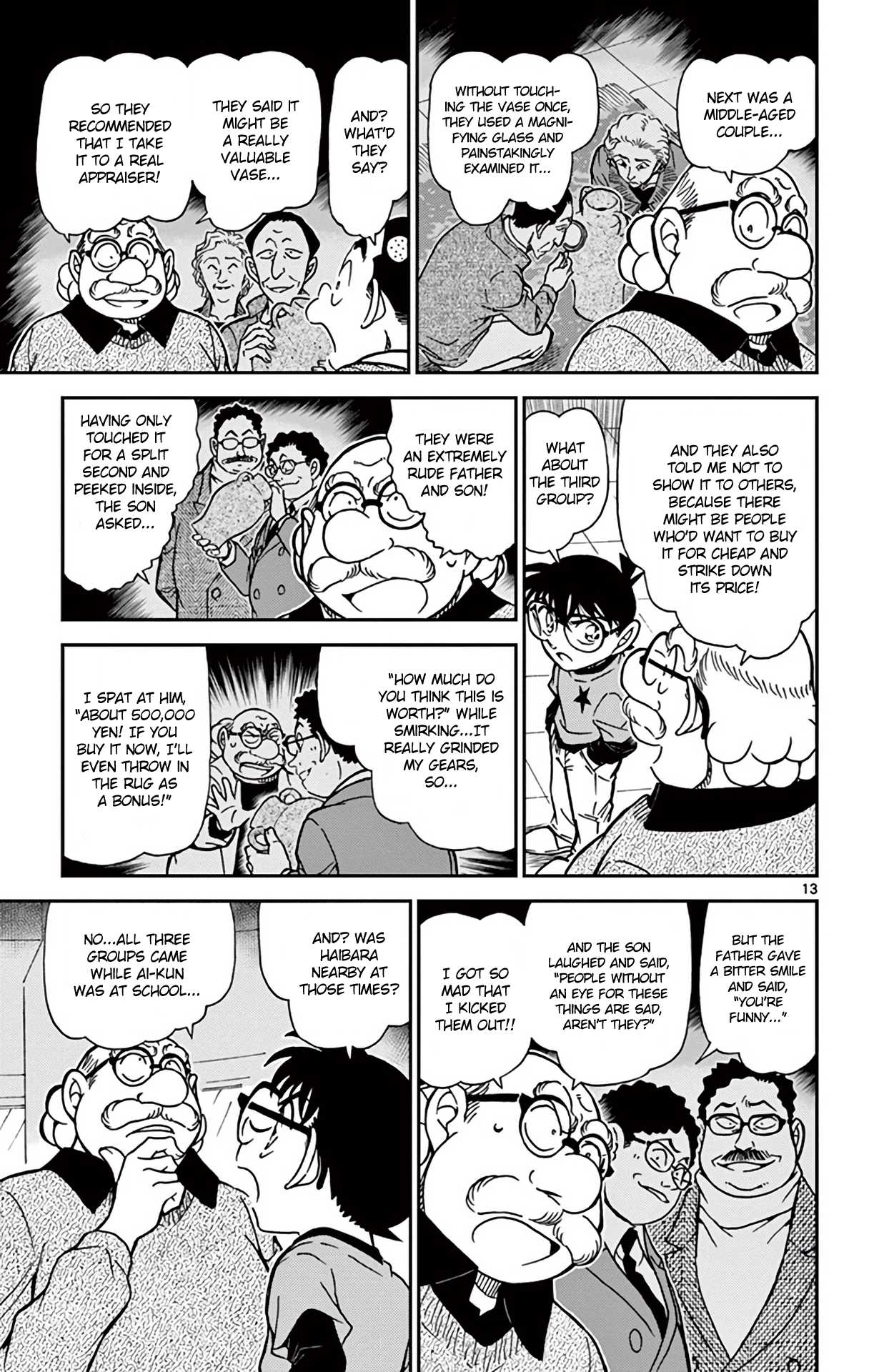 Detective Conan Chapter 776 page 14 - Chapter 776: A Vase & A Cat