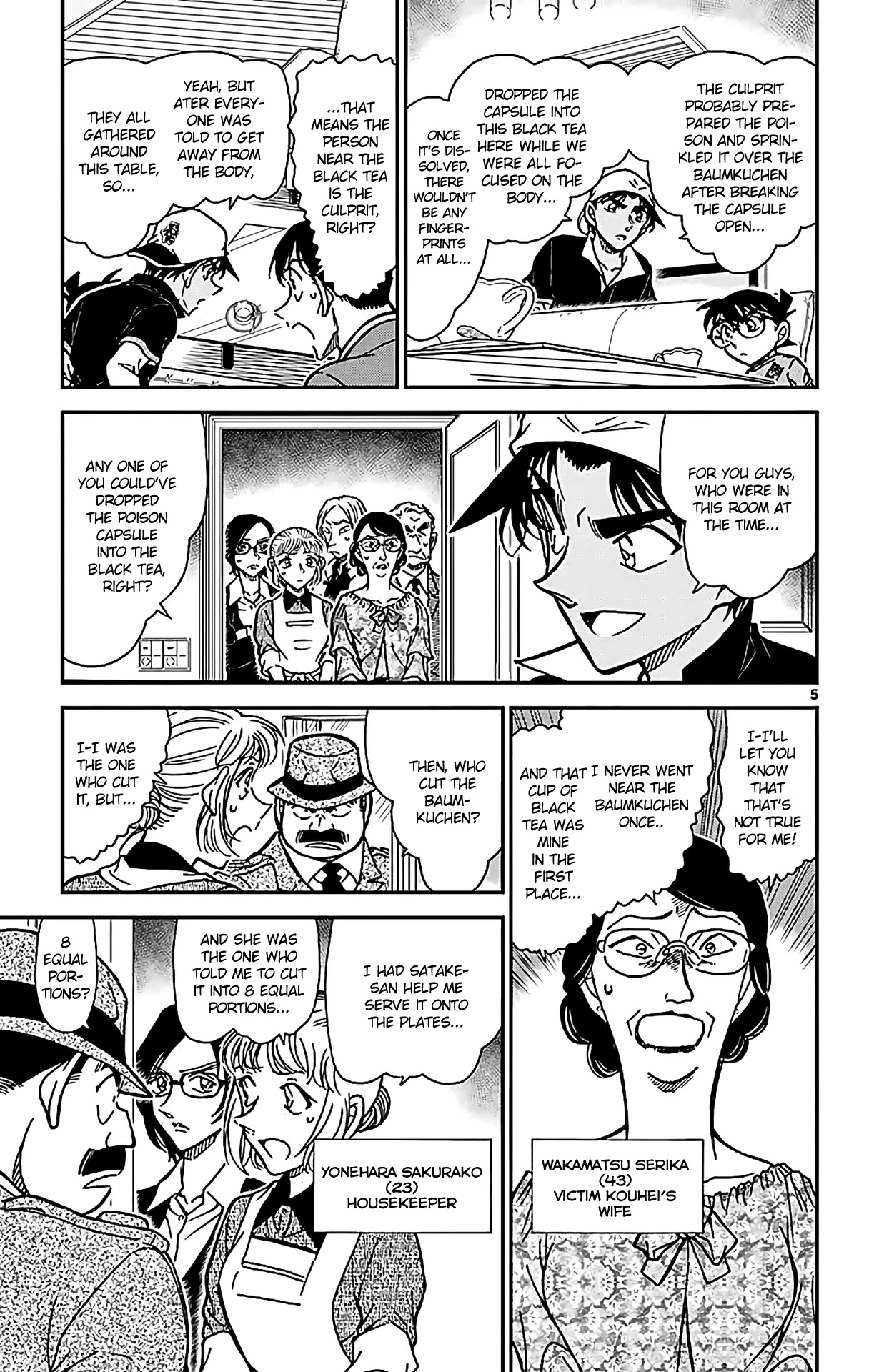 Detective Conan Chapter 782 page 6 - Chapter 782: Baumkuchen