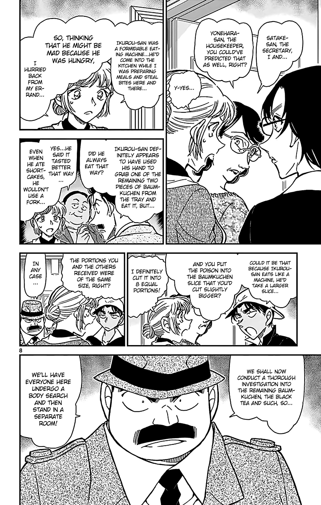 Detective Conan Chapter 782 page 9 - Chapter 782: Baumkuchen