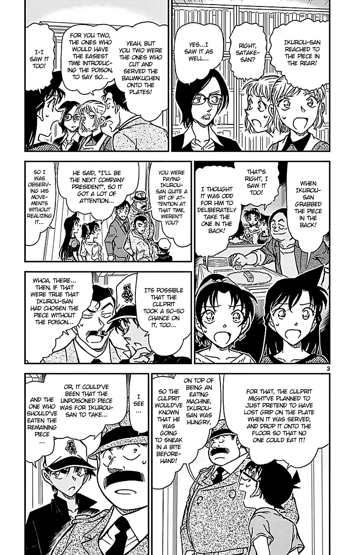 Detective Conan Chapter 783 page 4 - Chapter 783: Diamond Shapes
