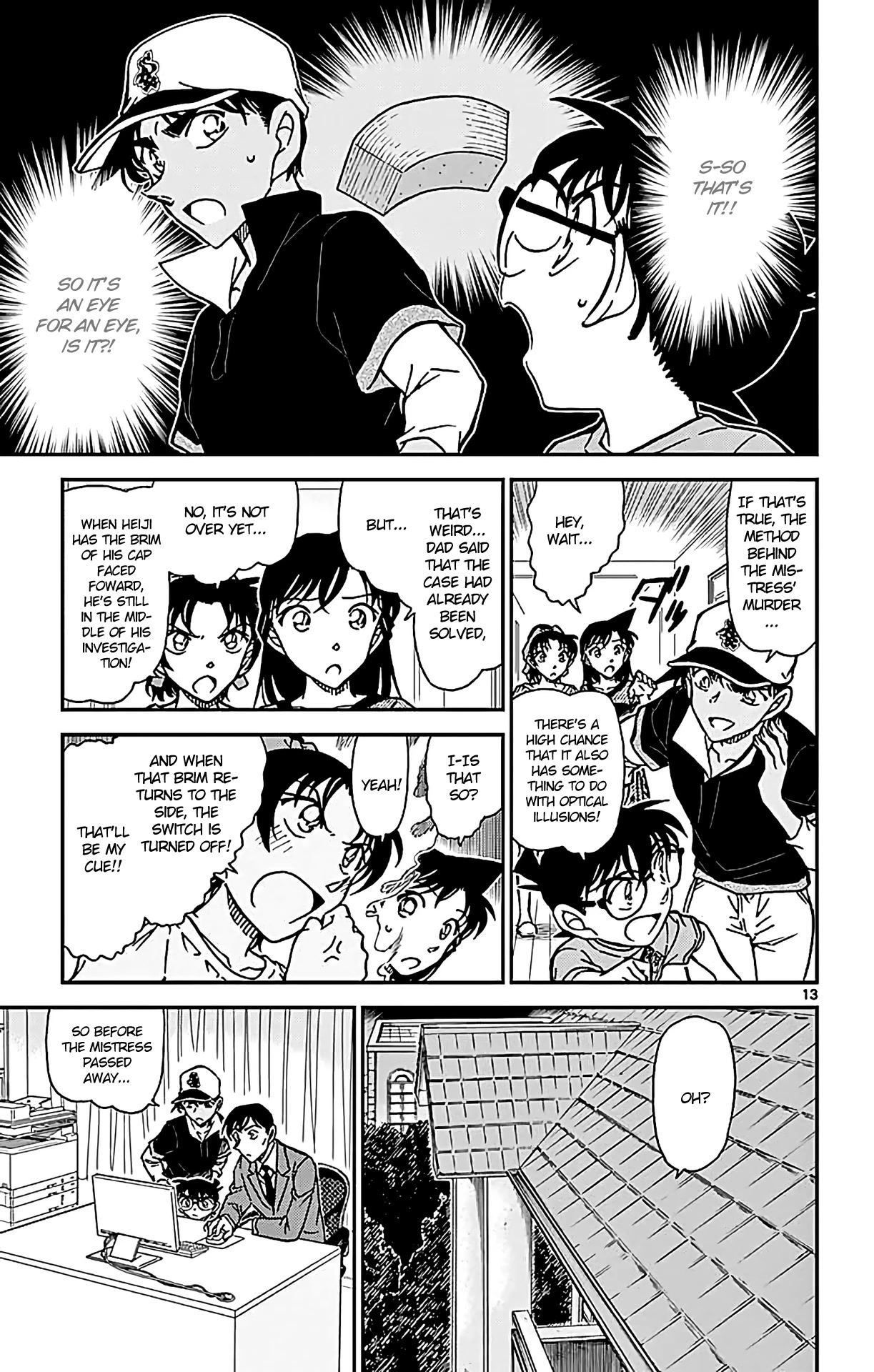 Detective Conan Chapter 785 page 14 - Chapter 785: The Mistress' Written Confession