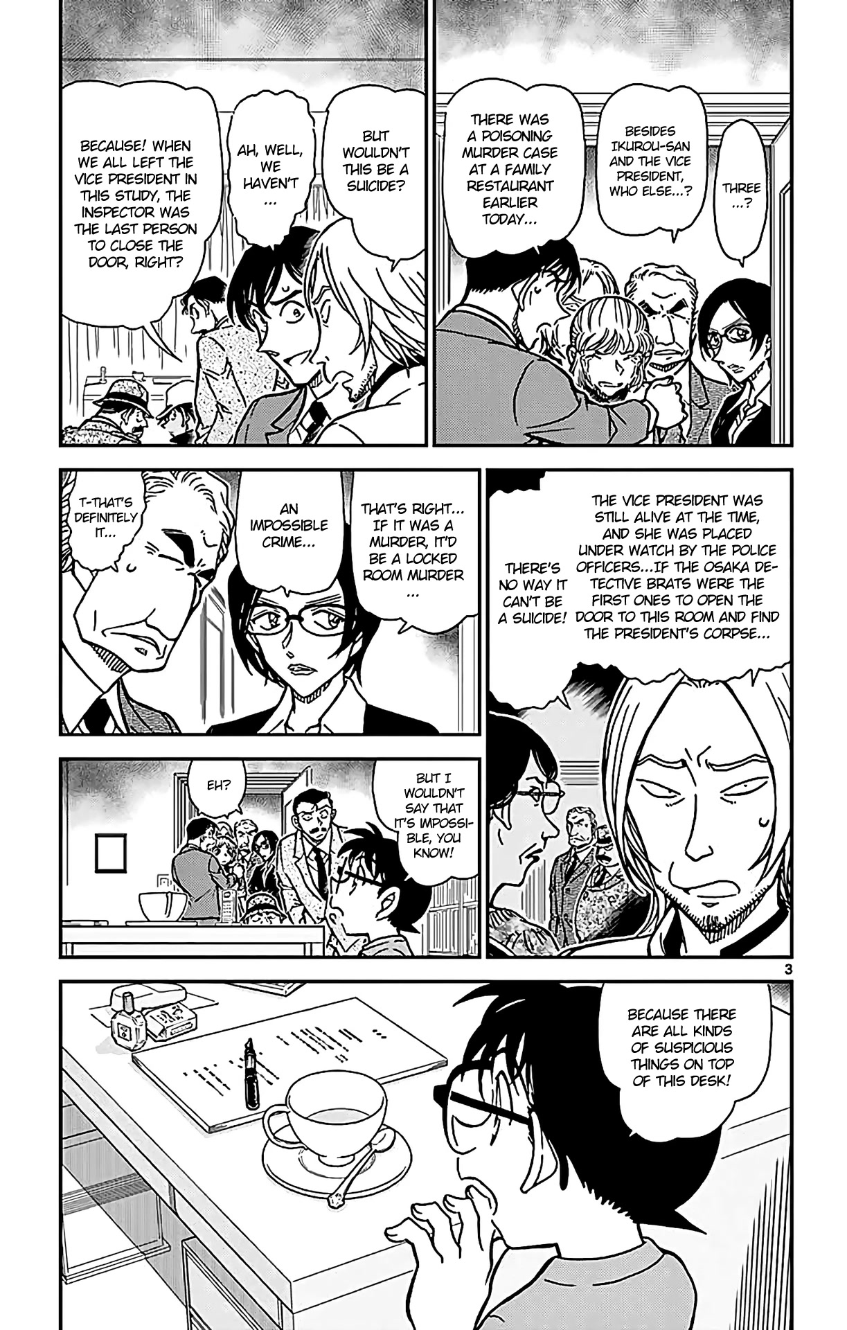 Detective Conan Chapter 785 page 4 - Chapter 785: The Mistress' Written Confession