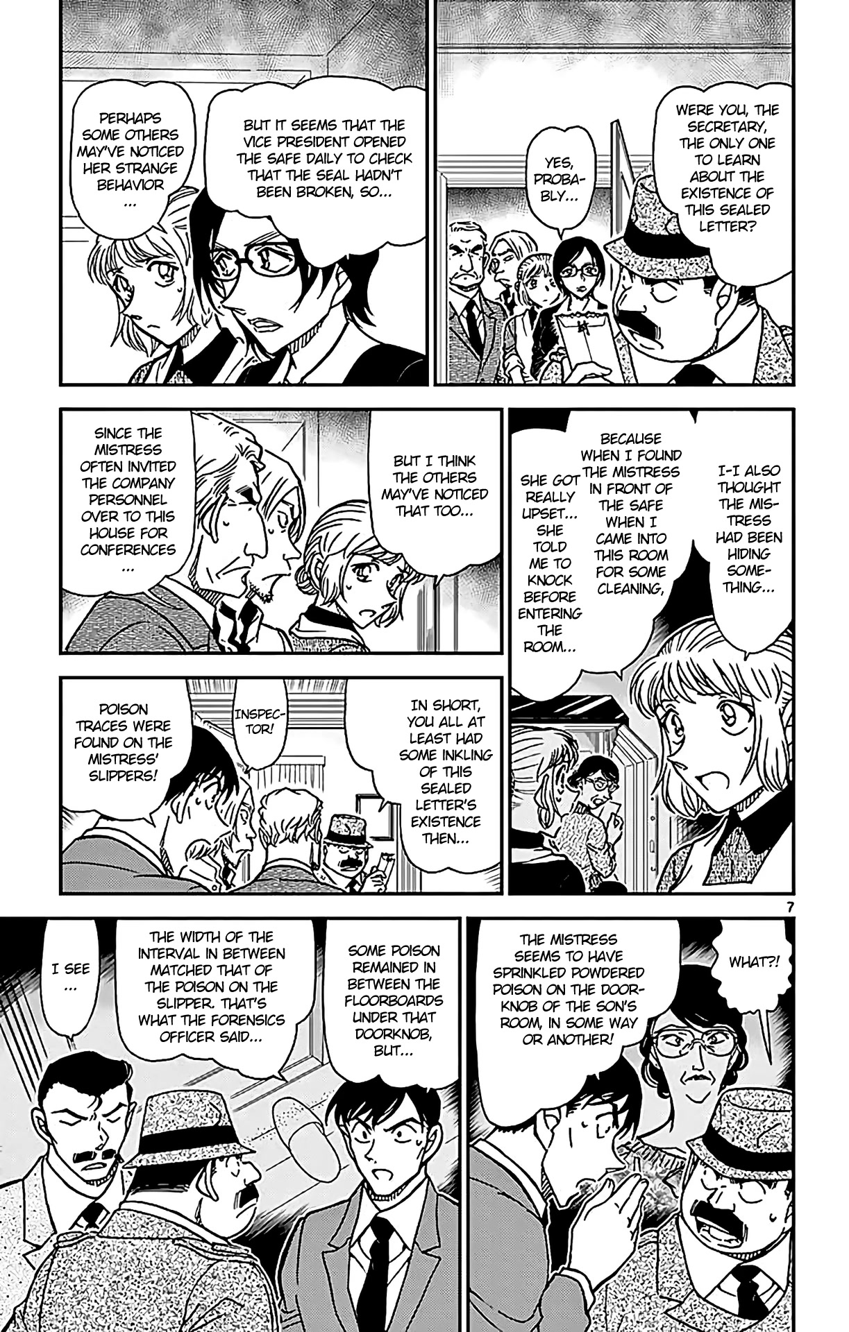 Detective Conan Chapter 785 page 8 - Chapter 785: The Mistress' Written Confession