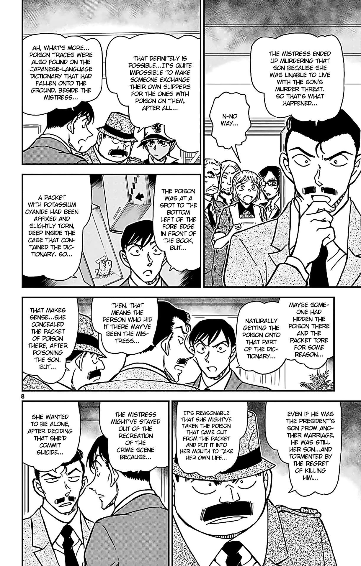 Detective Conan Chapter 785 page 9 - Chapter 785: The Mistress' Written Confession
