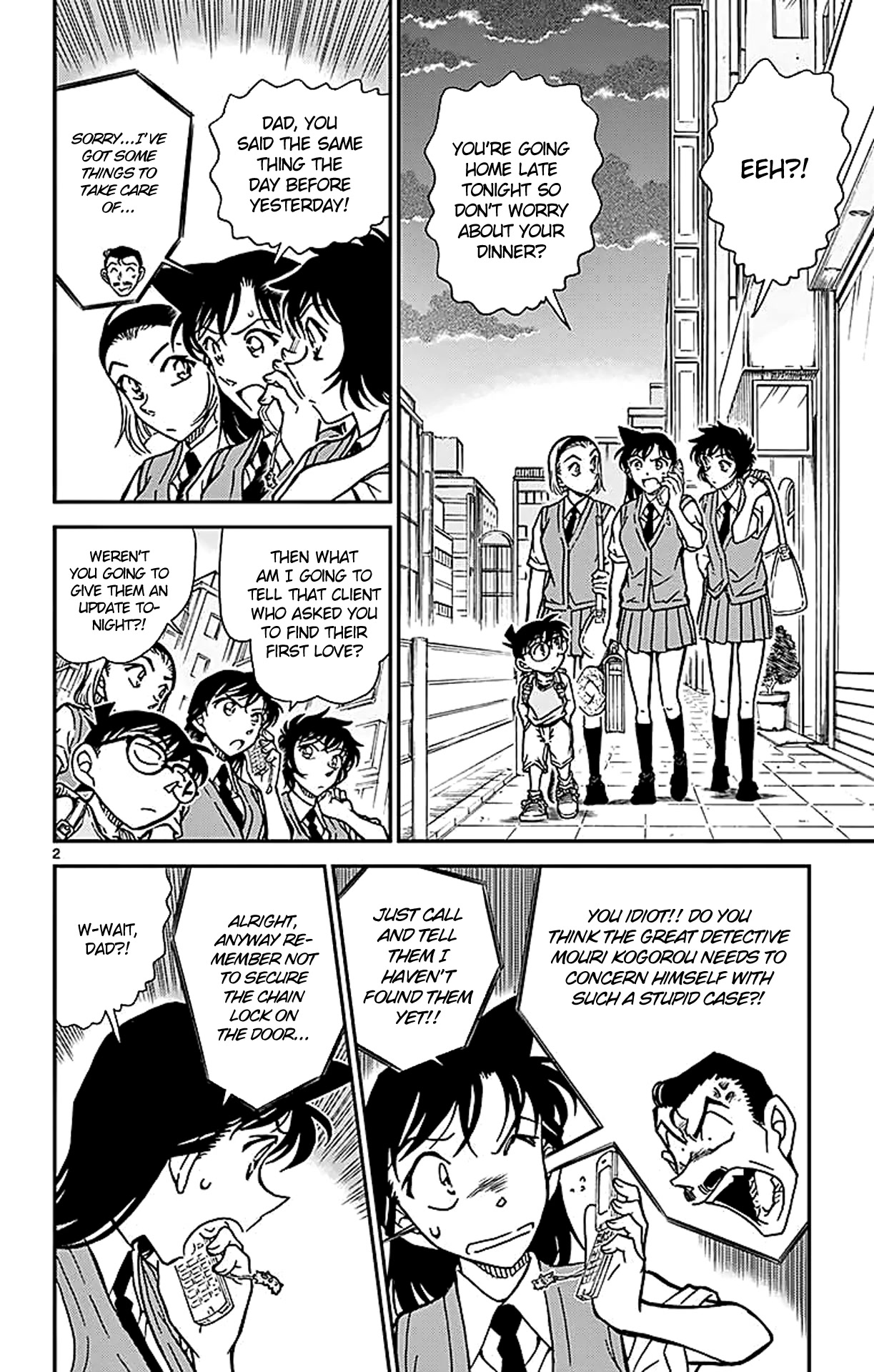 Detective Conan Chapter 787 page 3 - Chapter 787: Kogorou-san Is a Good Man