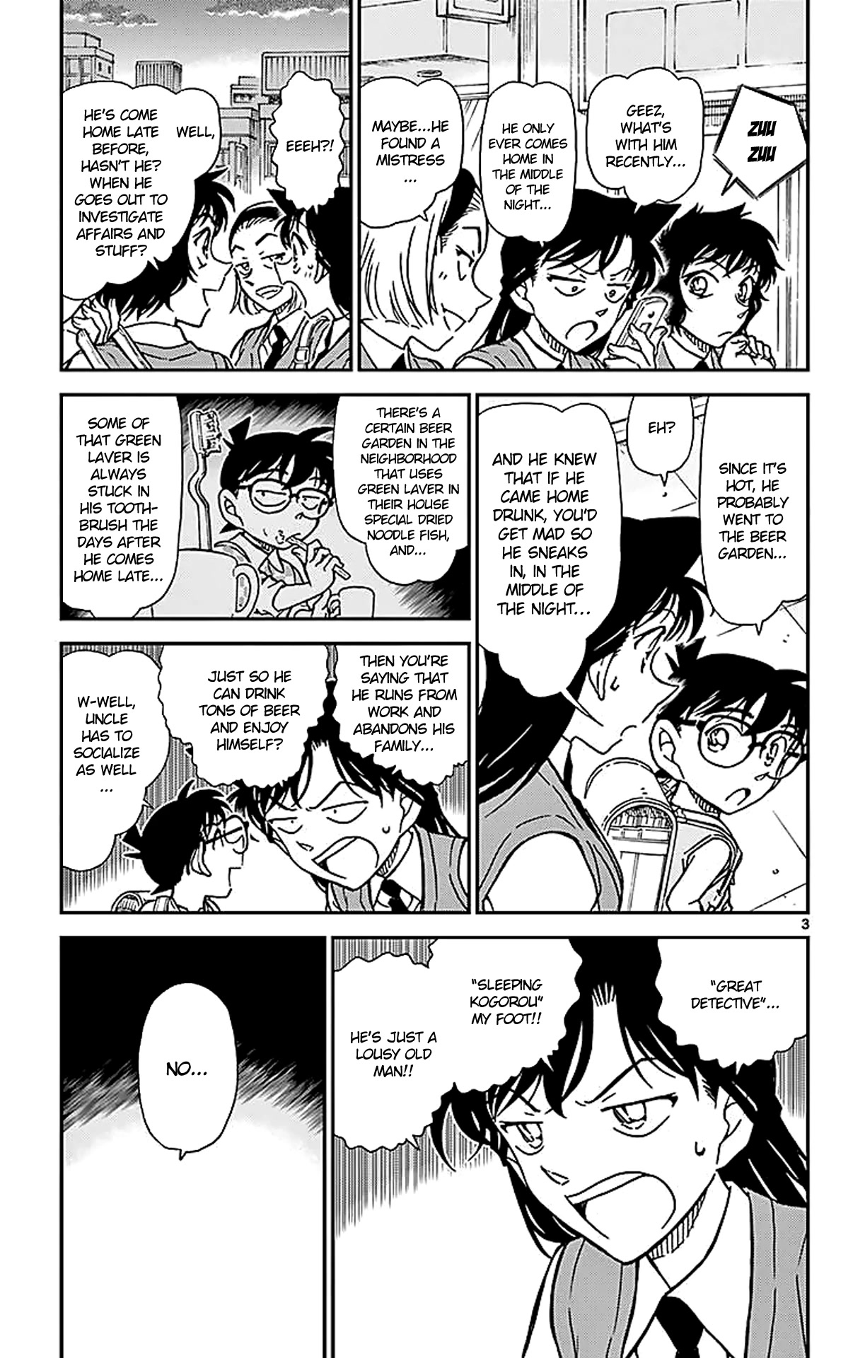 Detective Conan Chapter 787 page 4 - Chapter 787: Kogorou-san Is a Good Man
