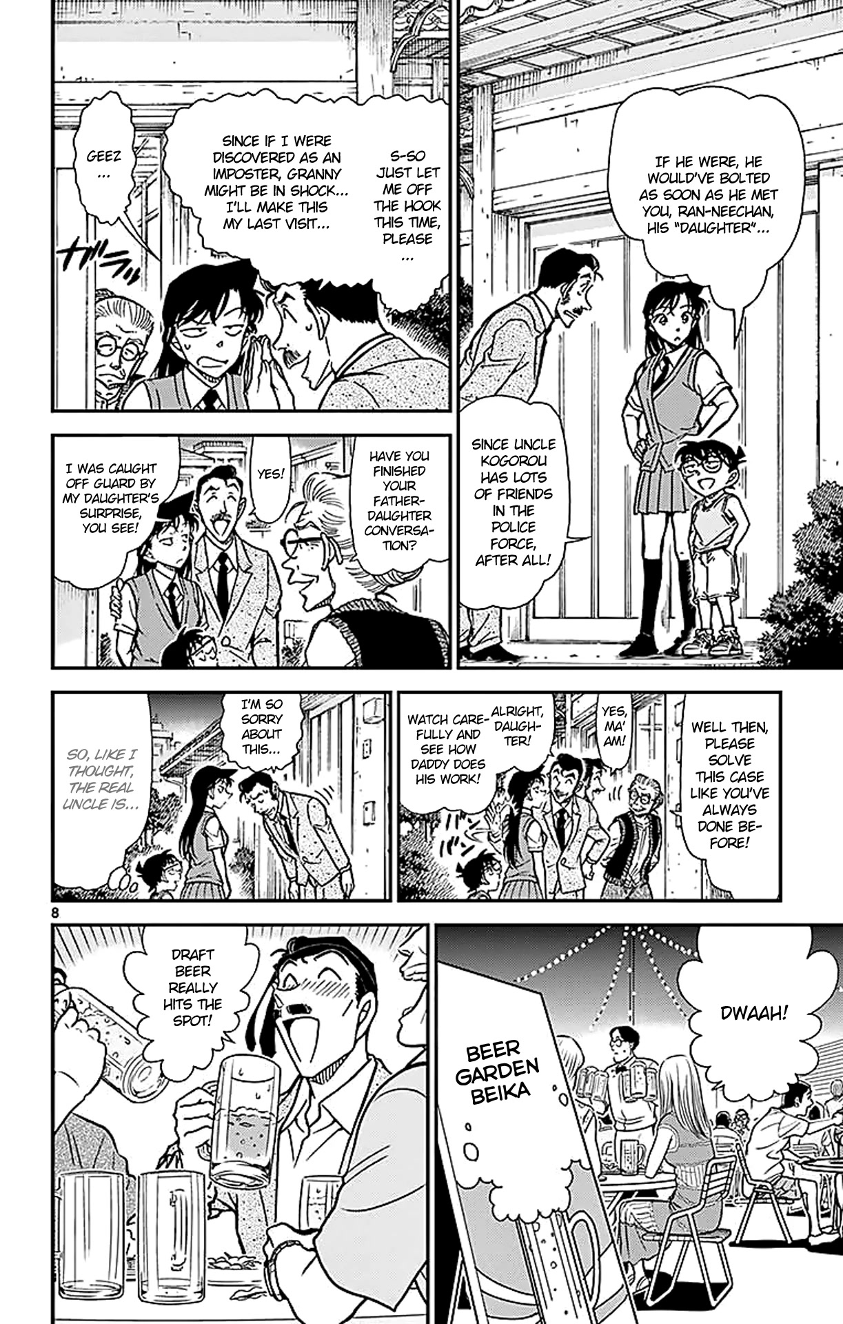 Detective Conan Chapter 787 page 9 - Chapter 787: Kogorou-san Is a Good Man