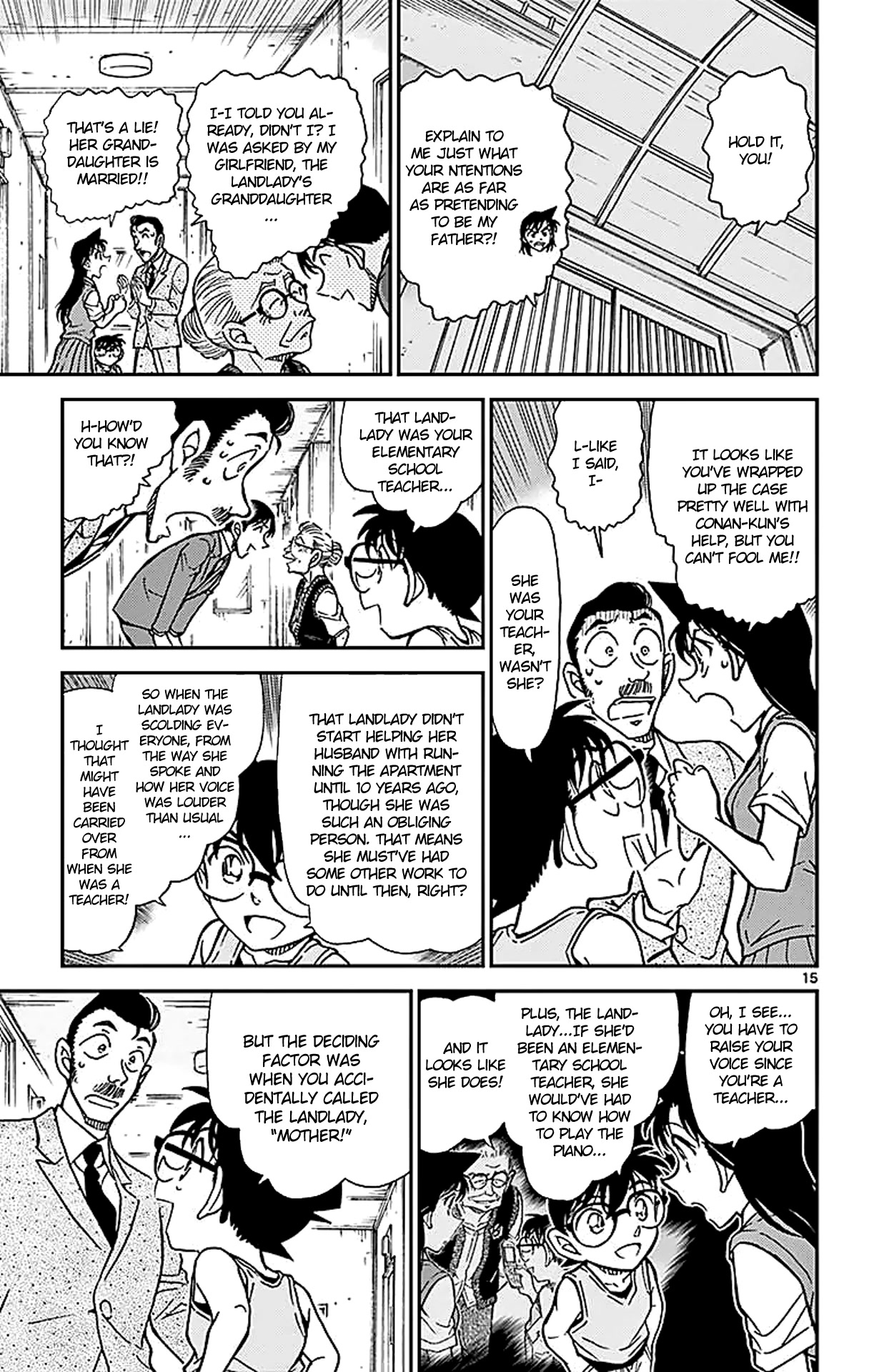 Detective Conan Chapter 789 page 16 - Chapter 789: The Kogorou Imposter's Great Deduction