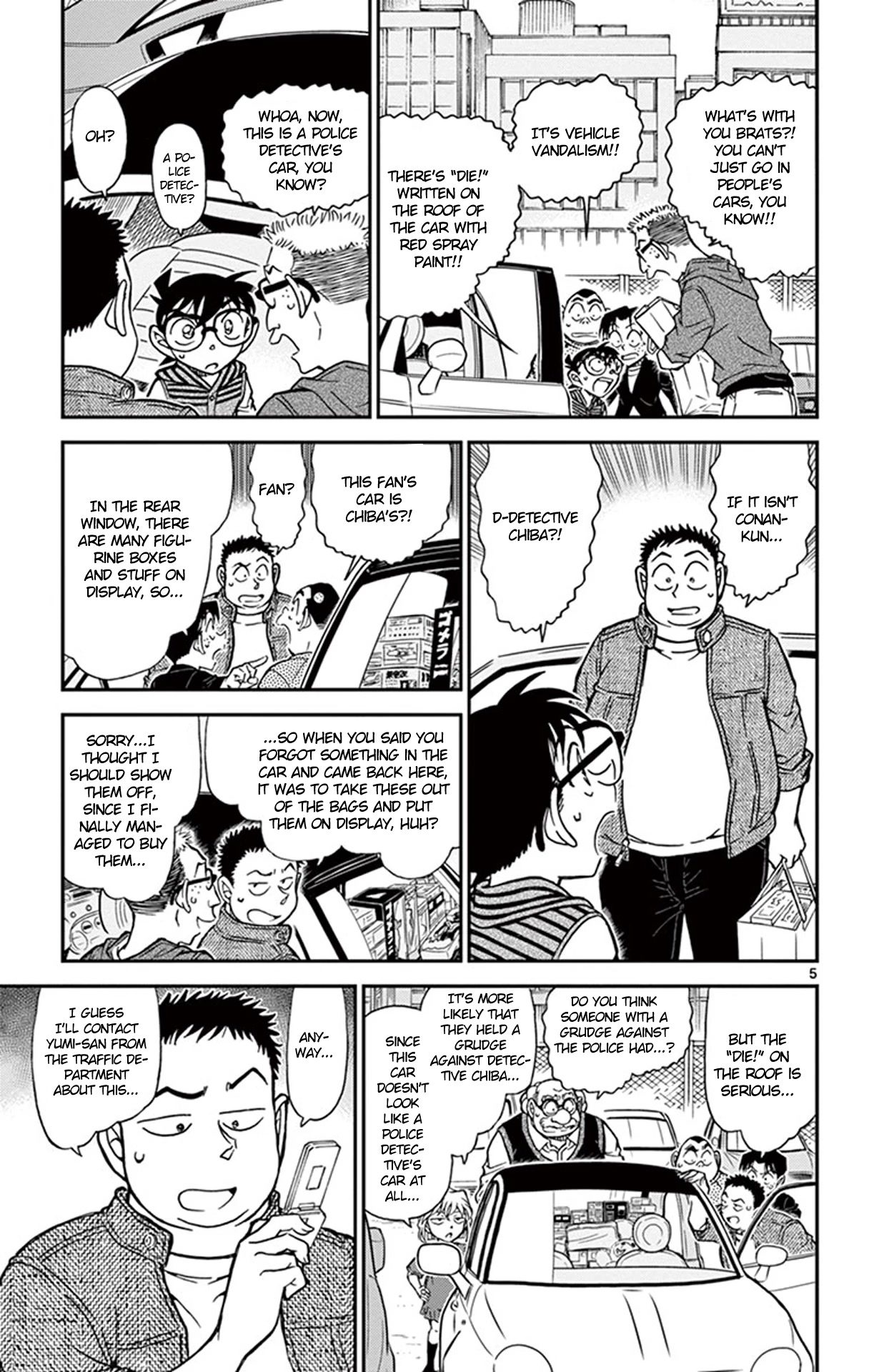 Detective Conan Chapter 790 page 6 - Chapter 790: The Object of Detective Chiba's First Love