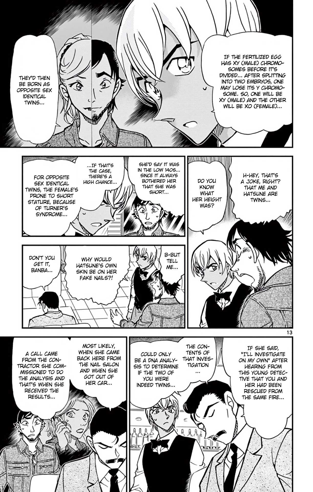Detective Conan Chapter 795 page 14 - Chapter 795: Destined to Re-enter the Flames