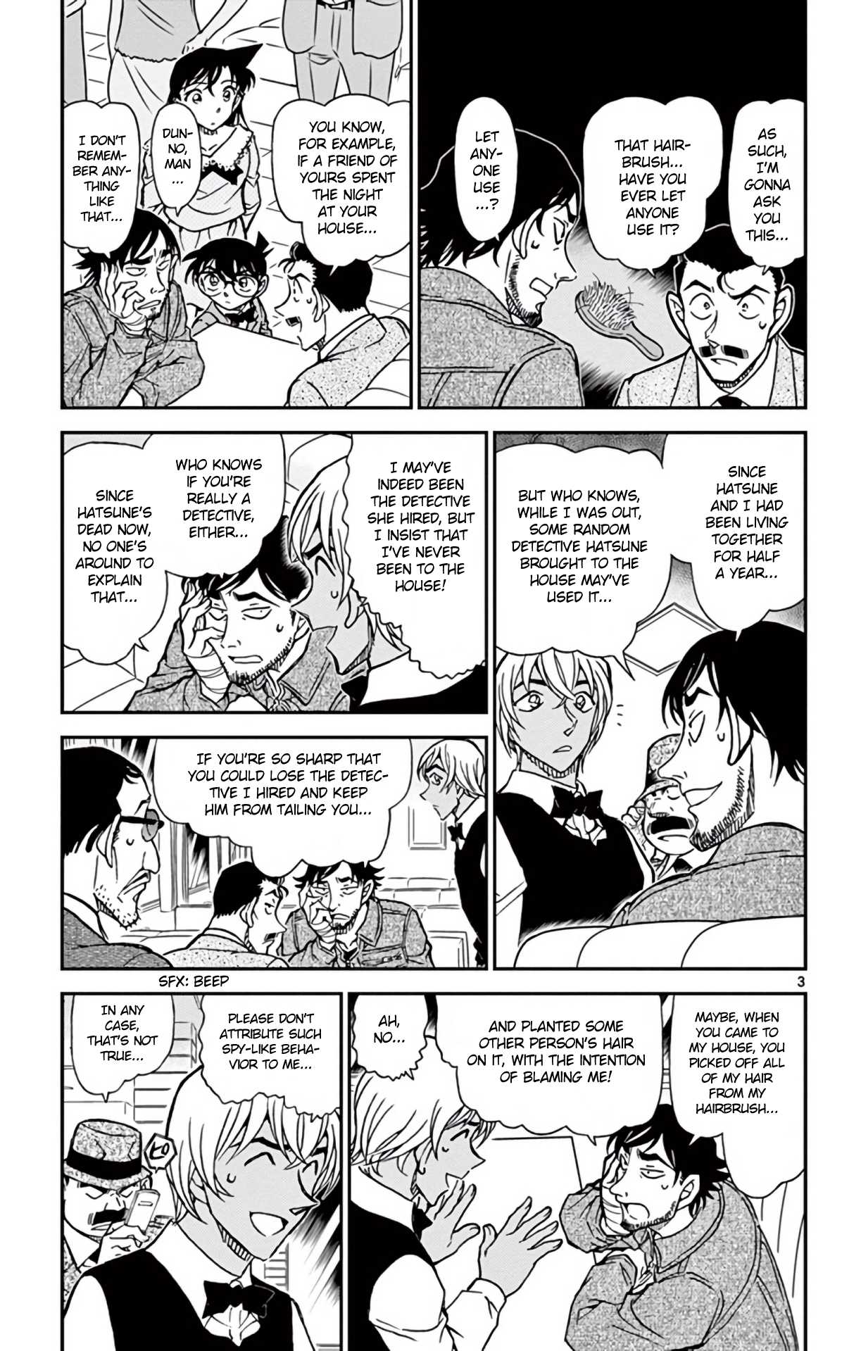 Detective Conan Chapter 795 page 4 - Chapter 795: Destined to Re-enter the Flames