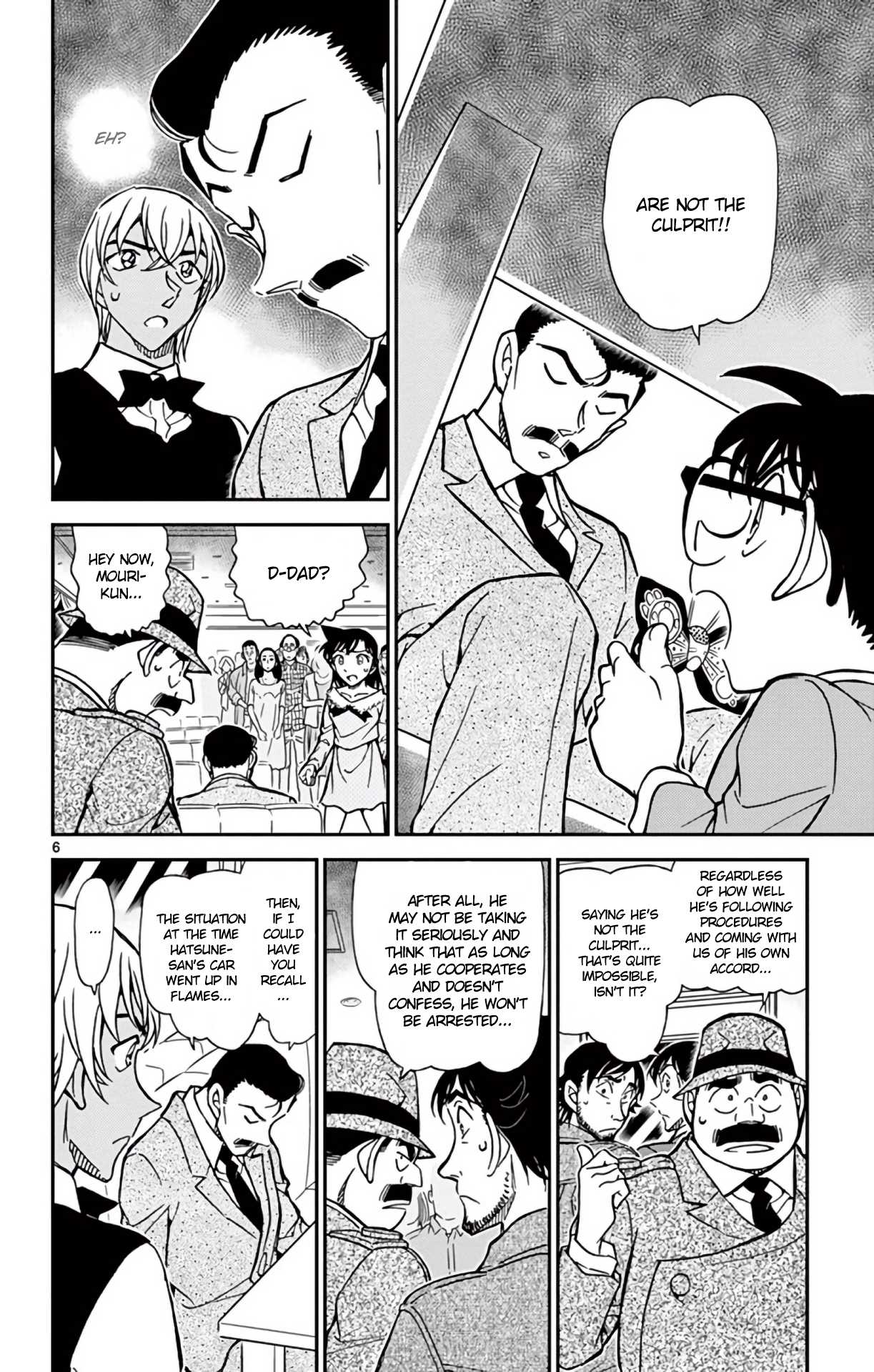 Detective Conan Chapter 795 page 7 - Chapter 795: Destined to Re-enter the Flames